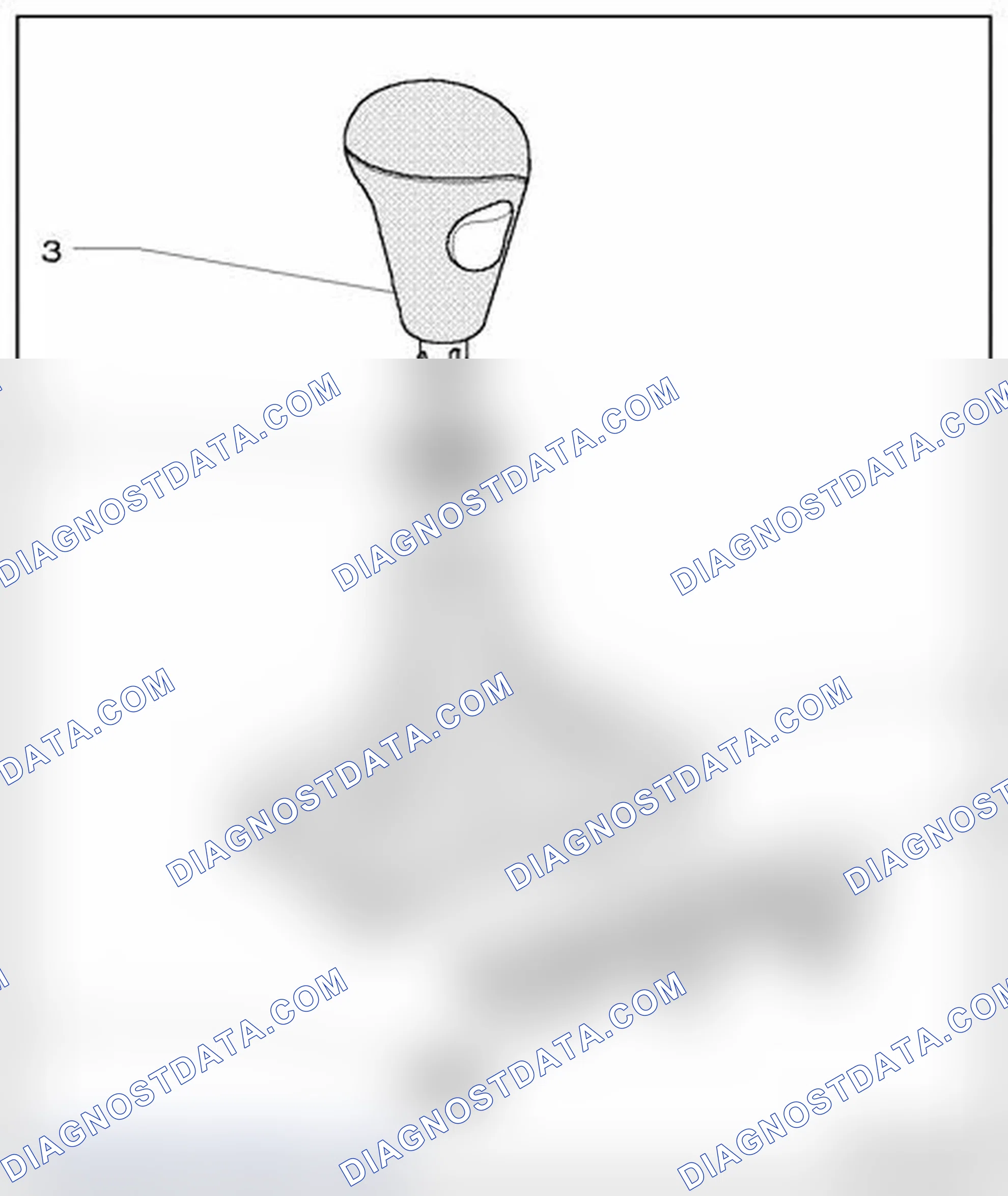 Scheme 328: Selector lever handle, Selector Lever Transmission Range (TR) Position Display Y26 , component overv