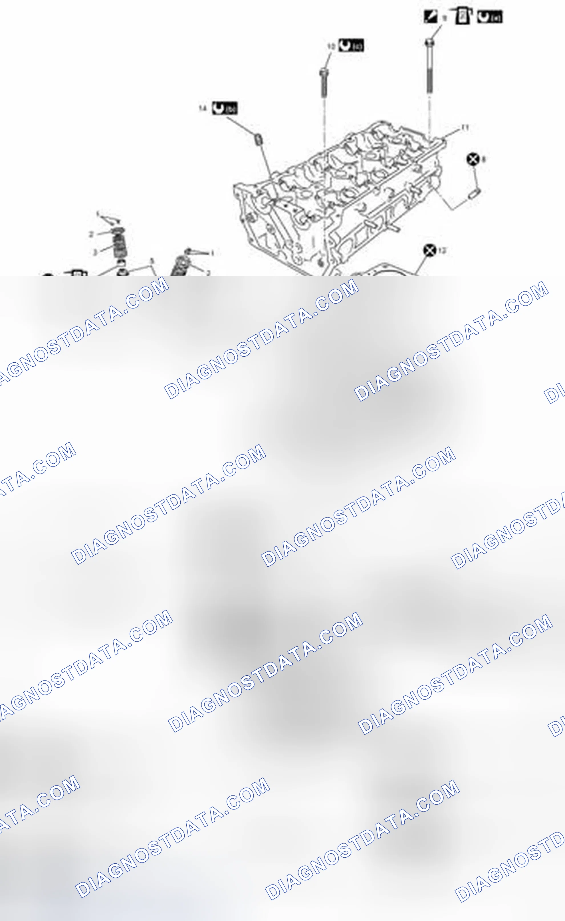 Scheme 174: Valve and Cylinder Head Components