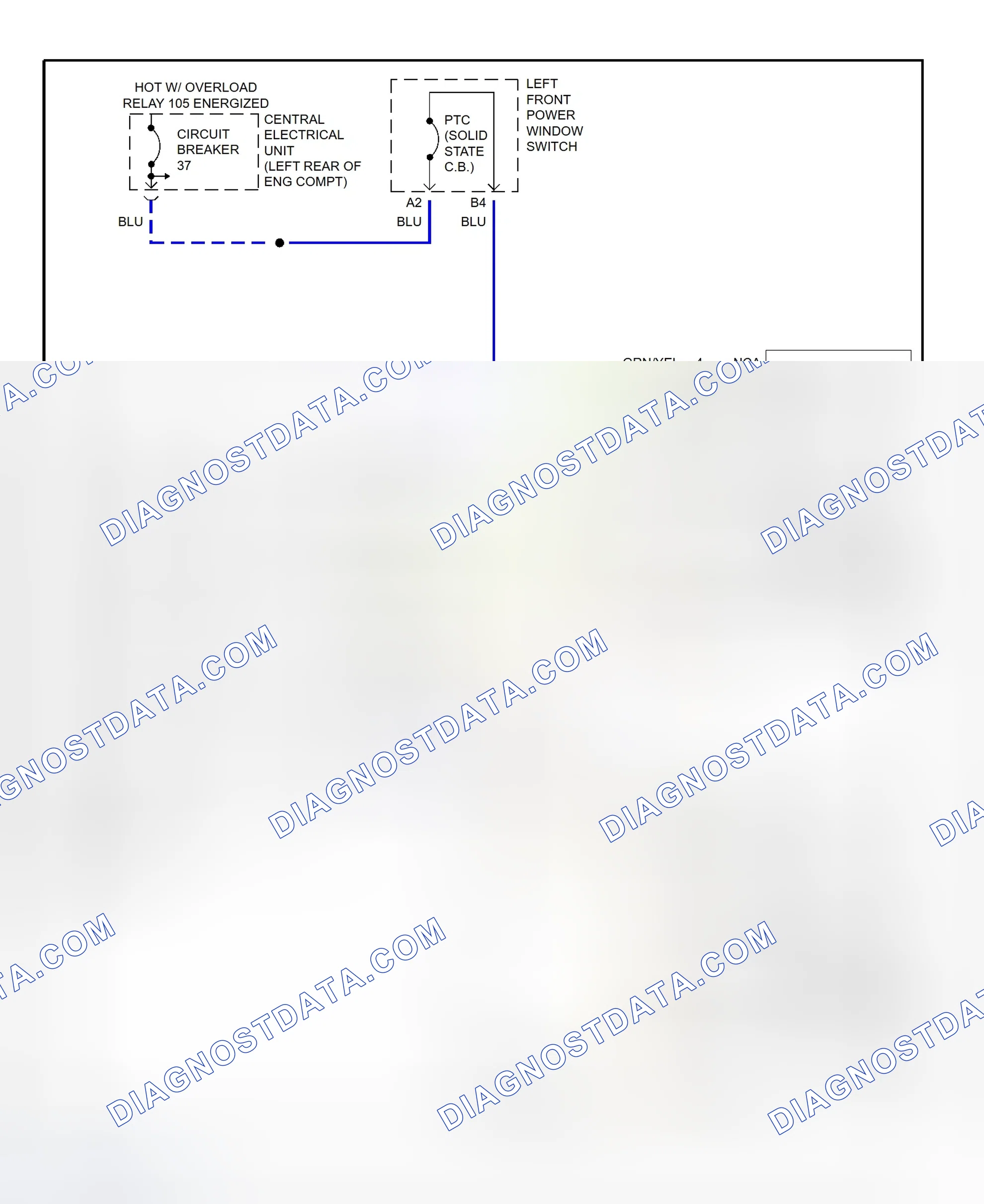 Scheme 8: Power Mirror System Wiring Diagram (C70, S70 & V70)