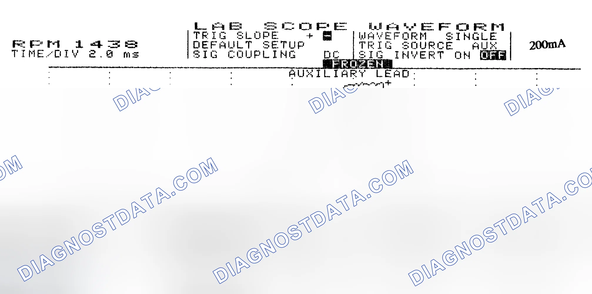 Scheme 15: Single Injector w/Normal Current Flow - Current Pattern