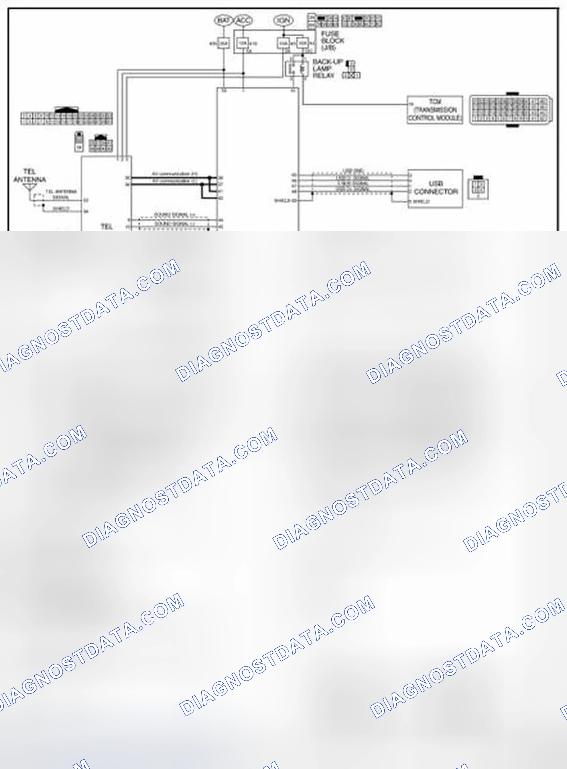 Scheme 252: DISPLAY AUDIO SYSTEM: Circuit Diagram