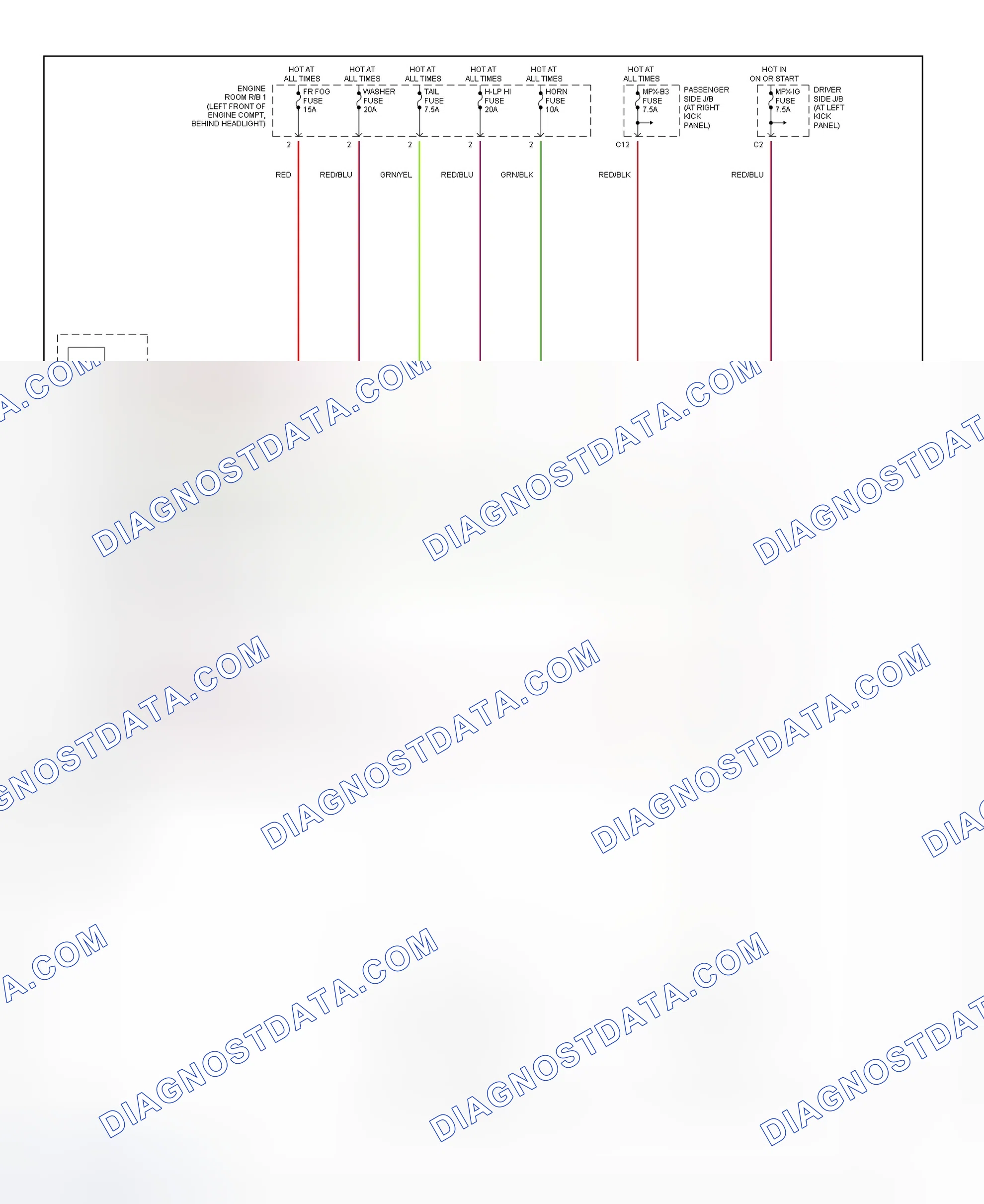 Scheme 4: Front Controller System Wiring Diagram (LS430)