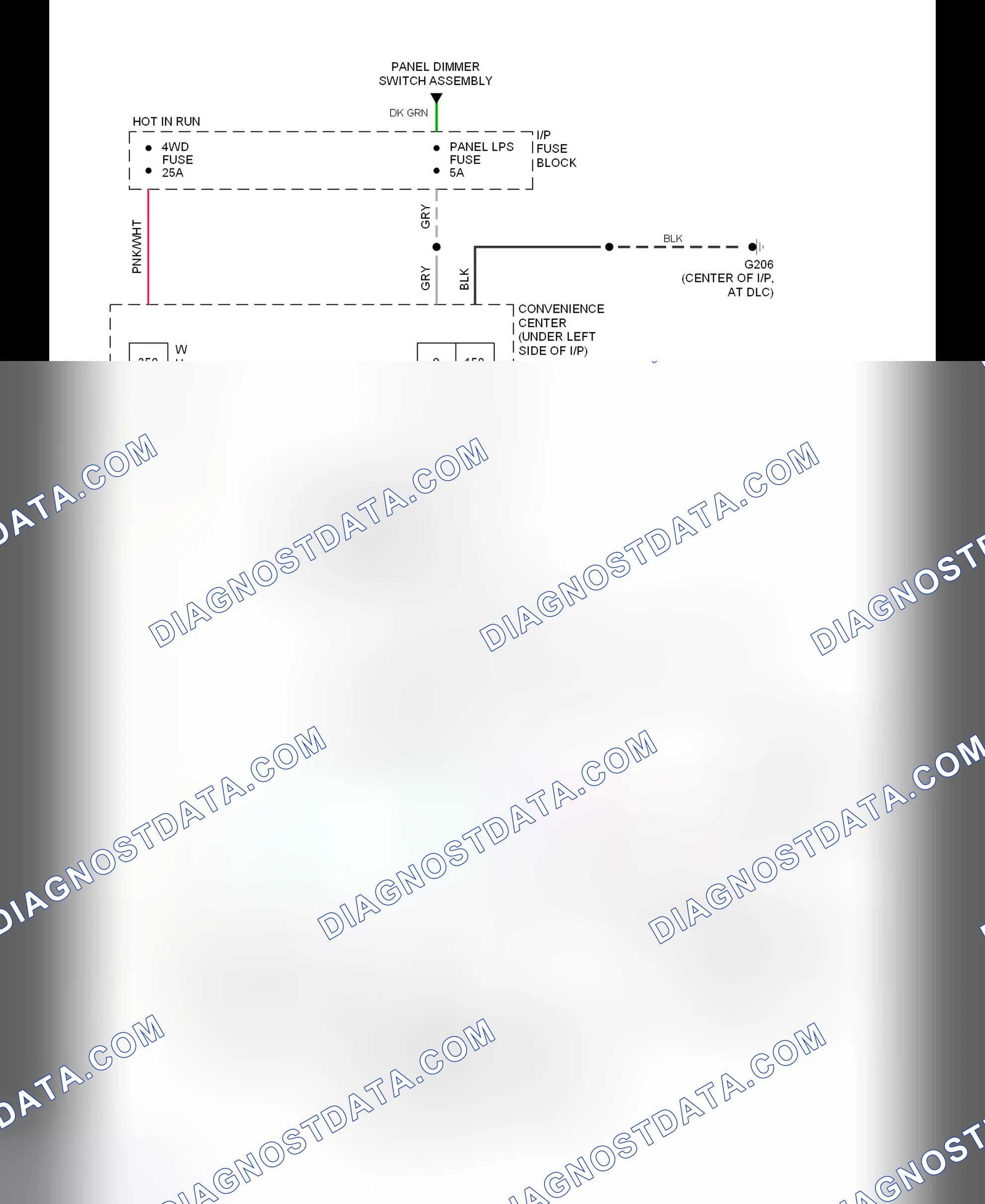 Scheme 8: Transfer Case Circuit (1993 H/D 4-Speed A/T)