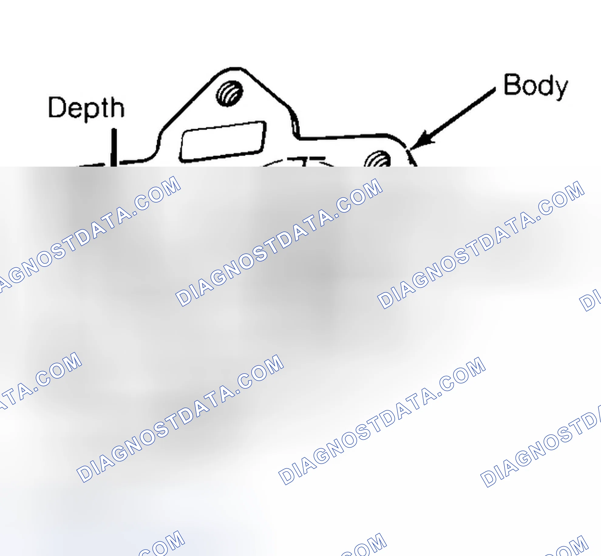 Scheme 35: Measuring Oil Pump Gear Cavity