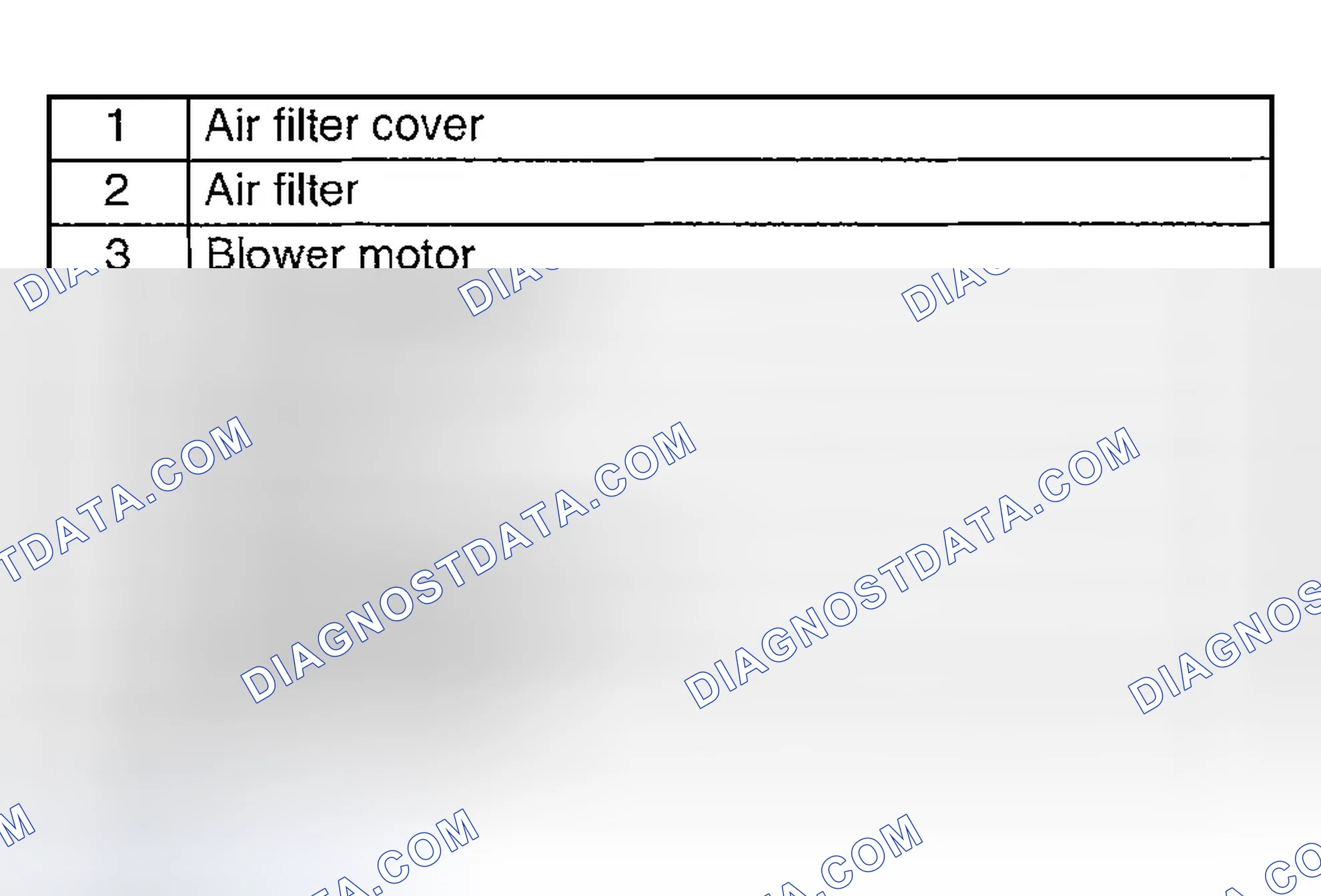 Scheme 105: BLOWER UNIT DISASSEMBLY/ASSEMBLY