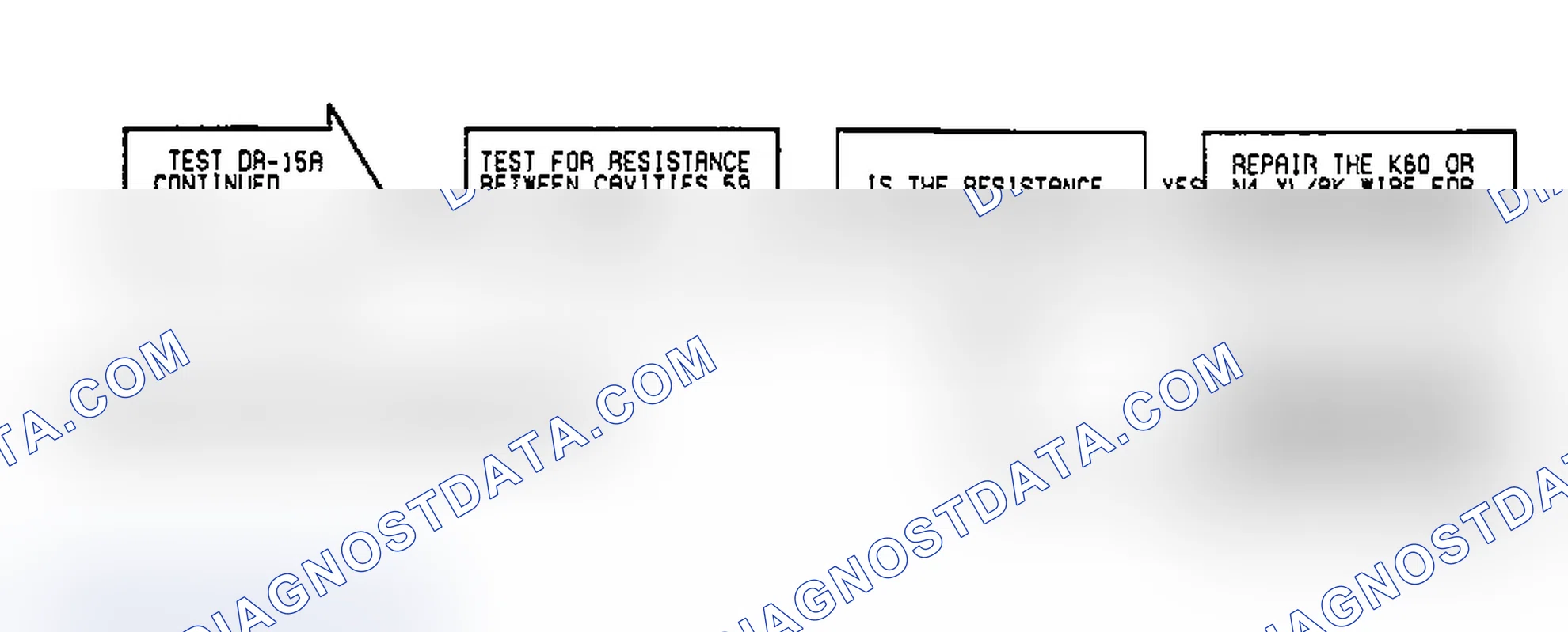 Scheme 106: Test DR-15A, Code 25: (4 of 4) AIS Motor Circuits