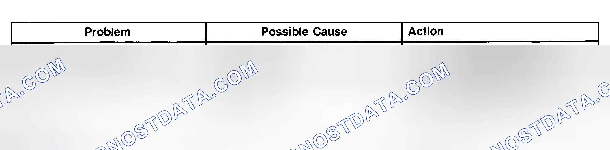 Scheme 2: TROUBLESHOOTING INDEX - POWER WINDOWS