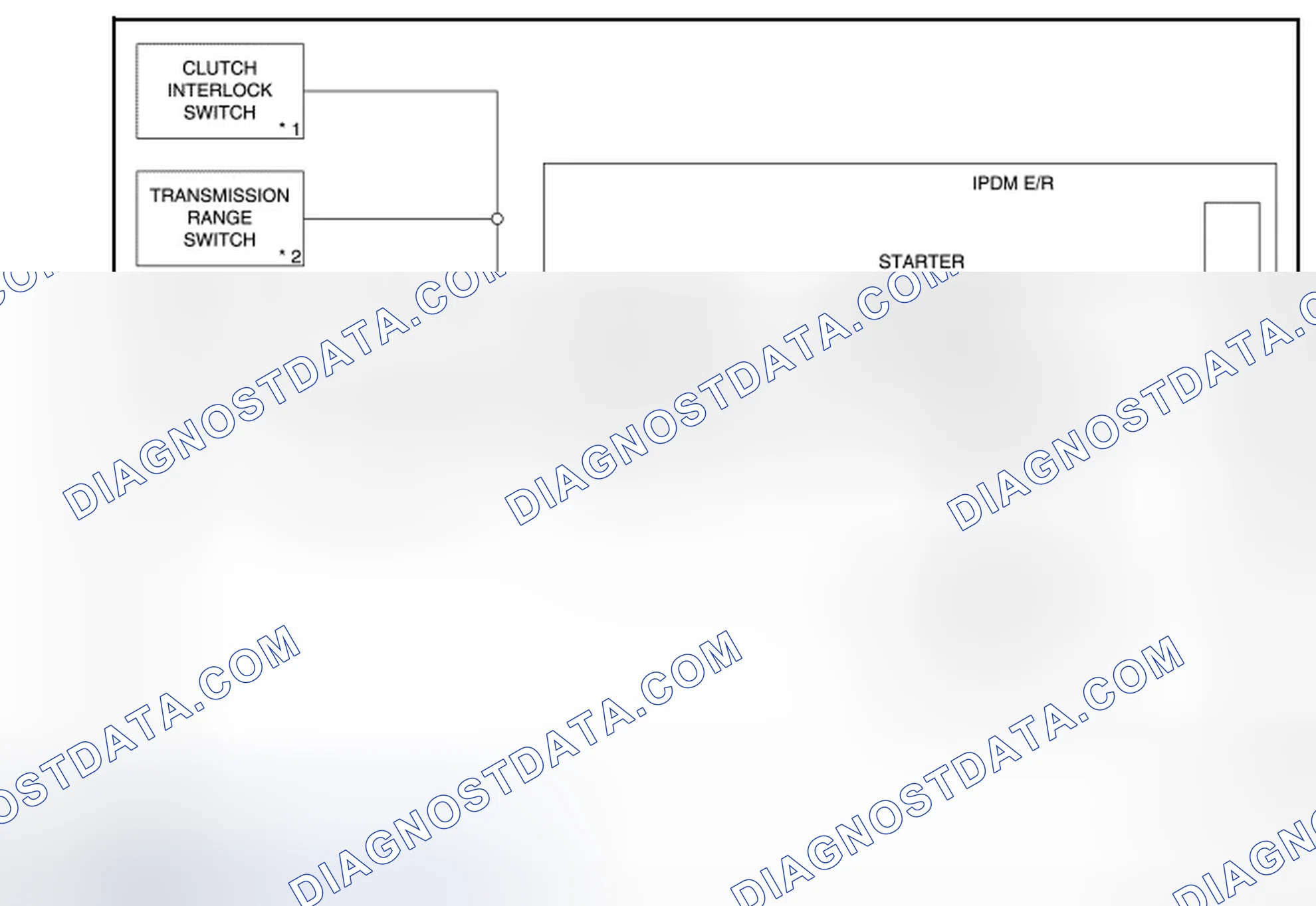Scheme 8: STARTING SYSTEM (WITH INTELLIGENT KEY): System Diagram