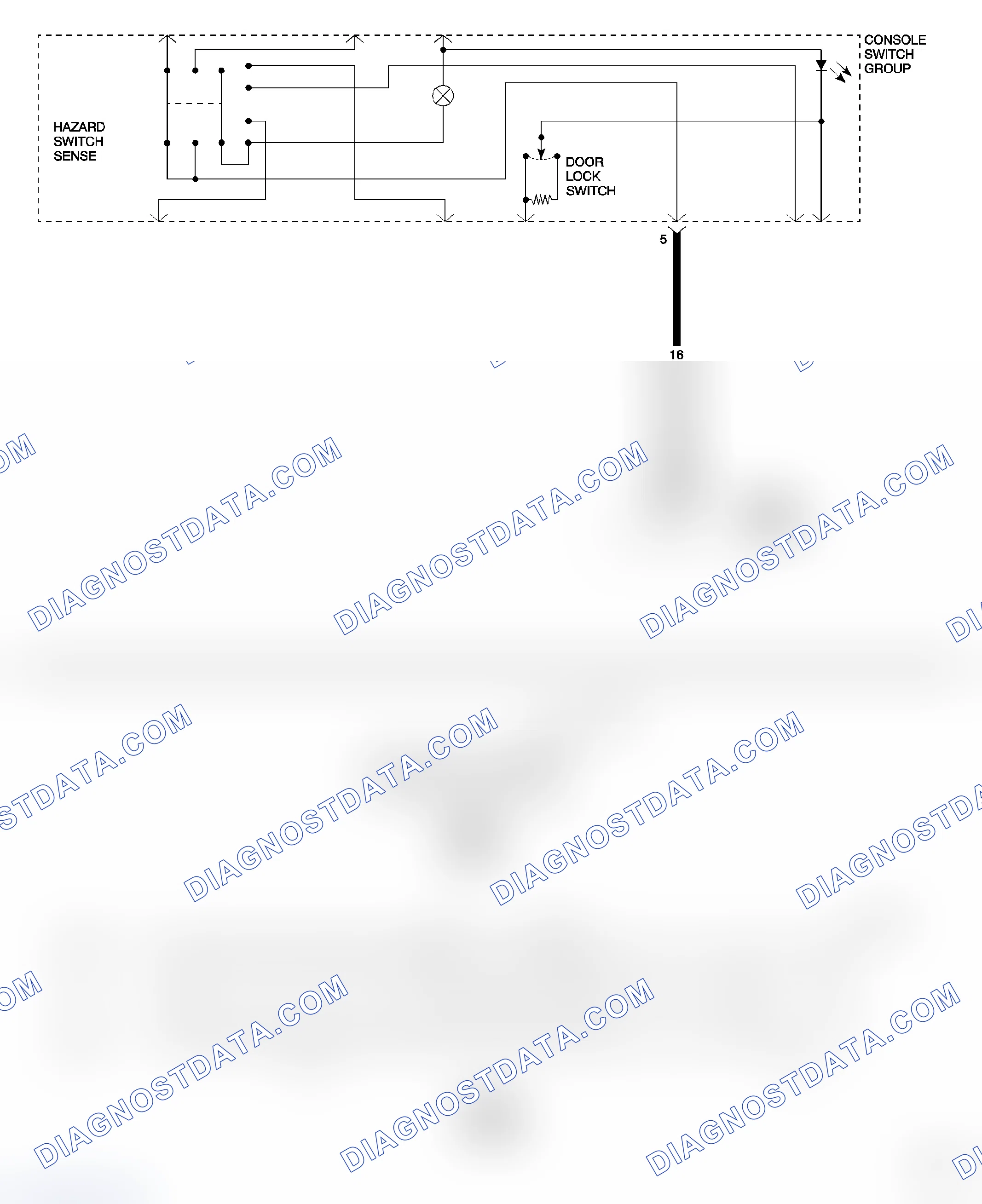 Scheme 1: HAZARD SWITCH CIRCUIT