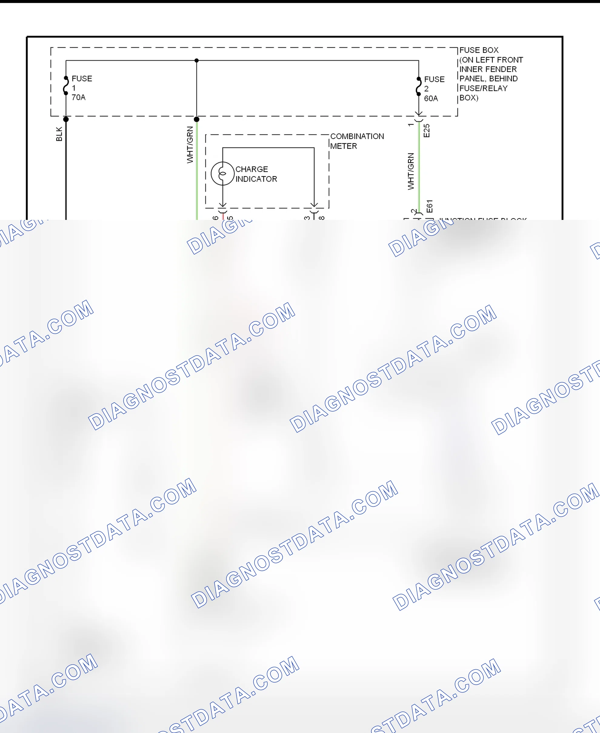 Scheme 15: Charging System Wiring Diagram (Swift)