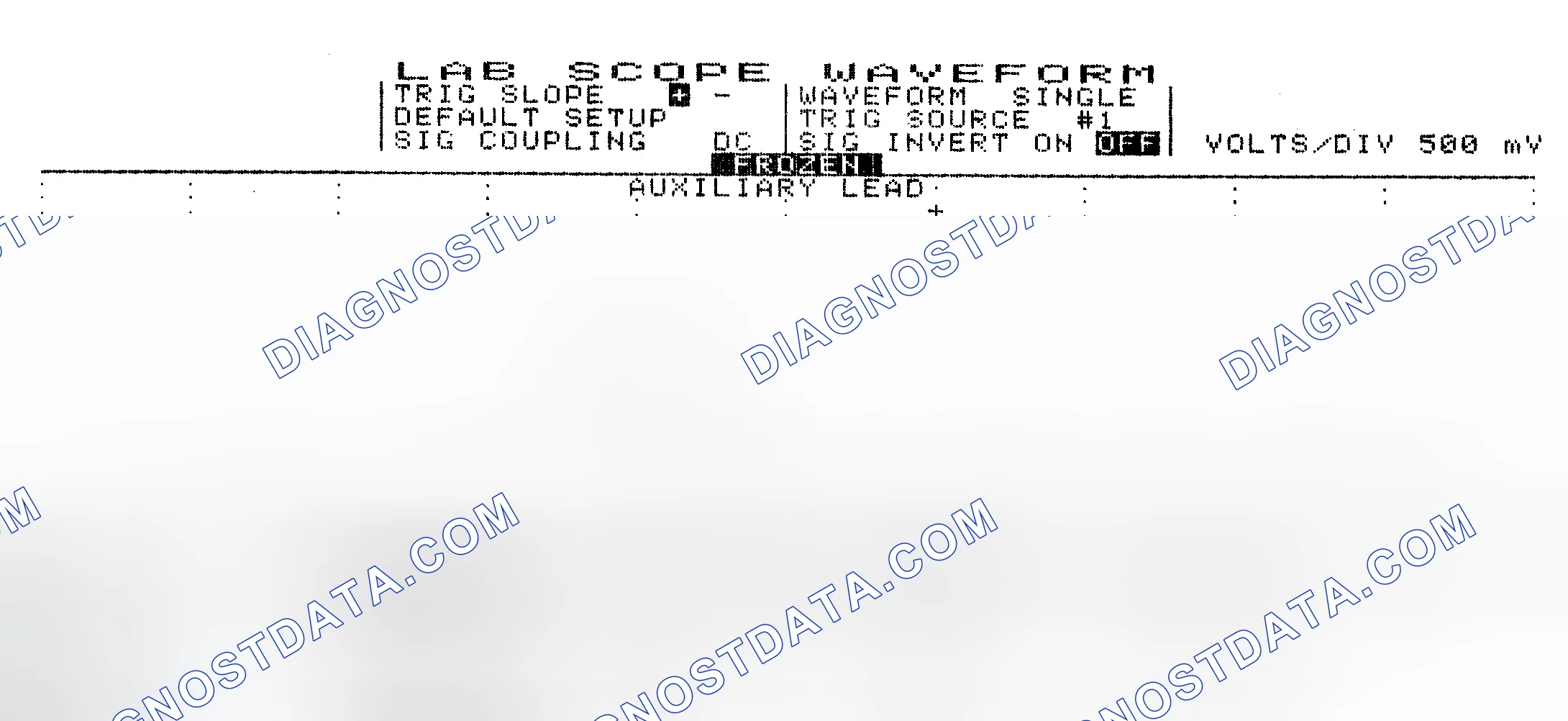 Scheme 10: Single Injector w/Excessive Current Flow - Current Pattern