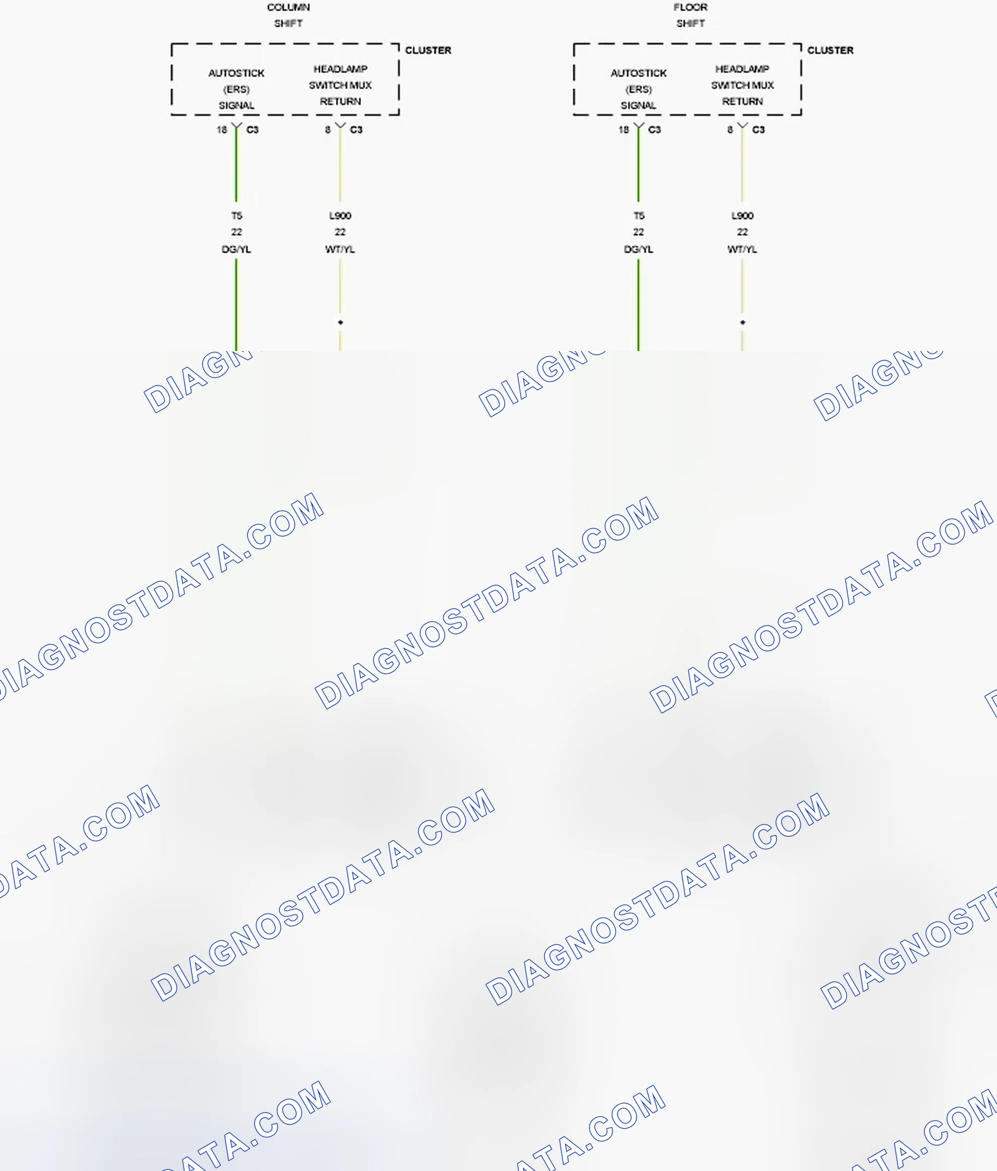 Scheme 8: P0952-AUTOSTICK INPUT CIRCUIT LOW - 1500, 2500 & 3500