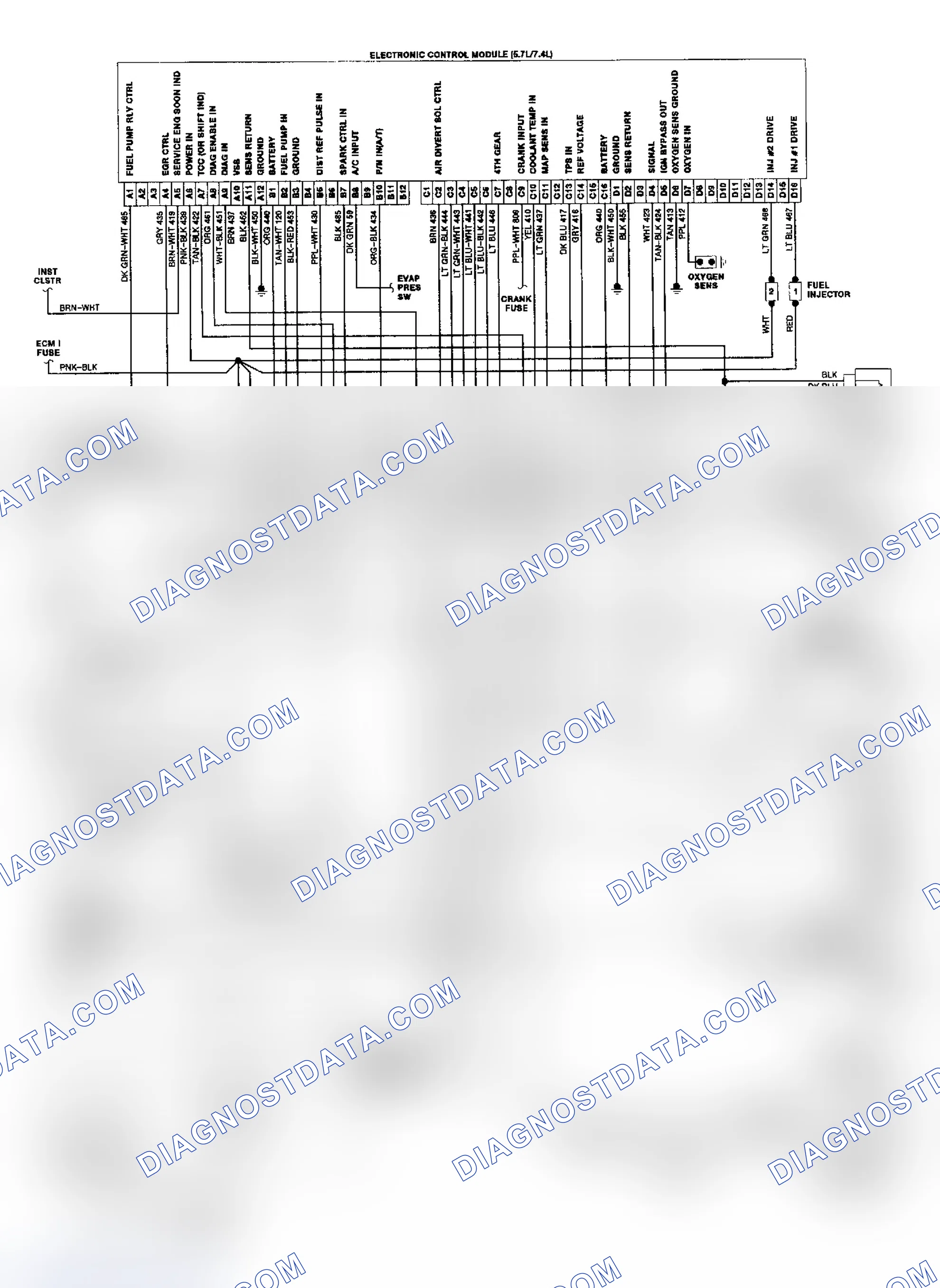 Scheme 20: "R" & "V" Series TBI/CCC Wiring Diagram