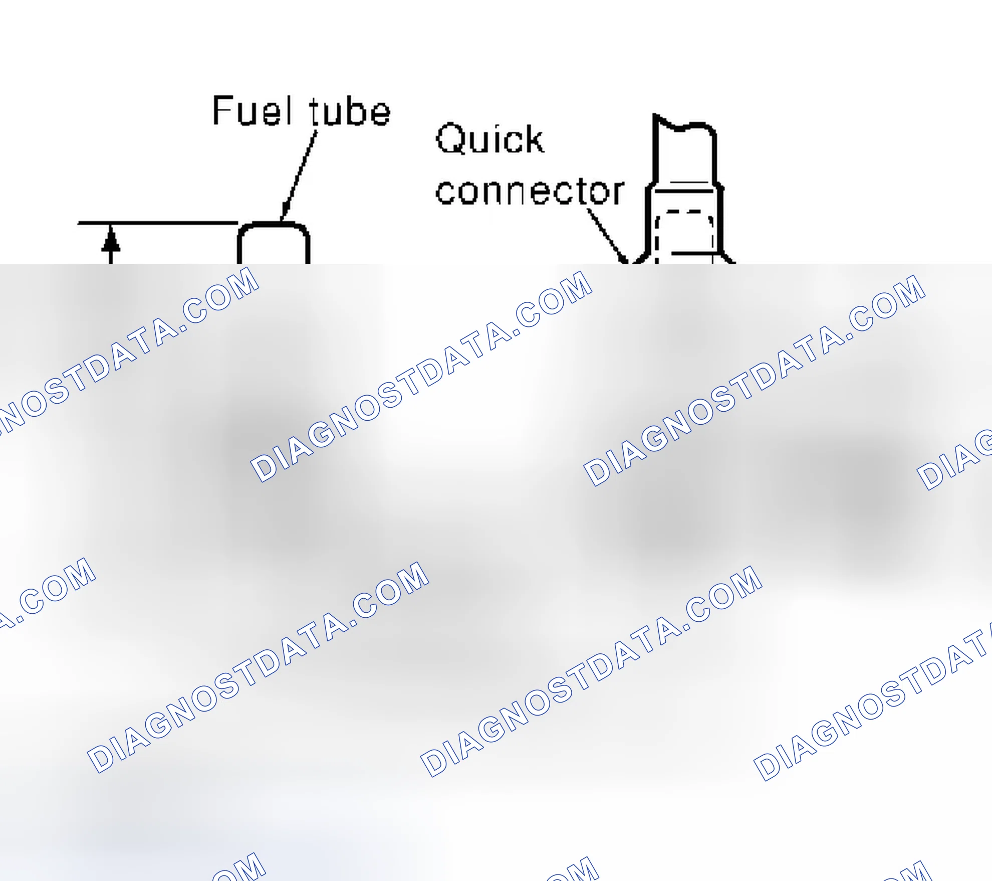 Scheme 196: Connecting Quick Connector of Fuel Tube