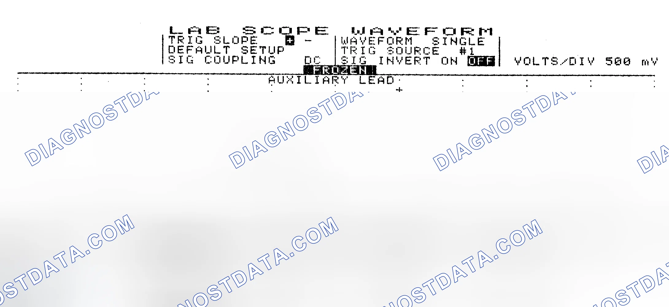 Scheme 10: Single Injector w/Excessive Current Flow - Current Pattern