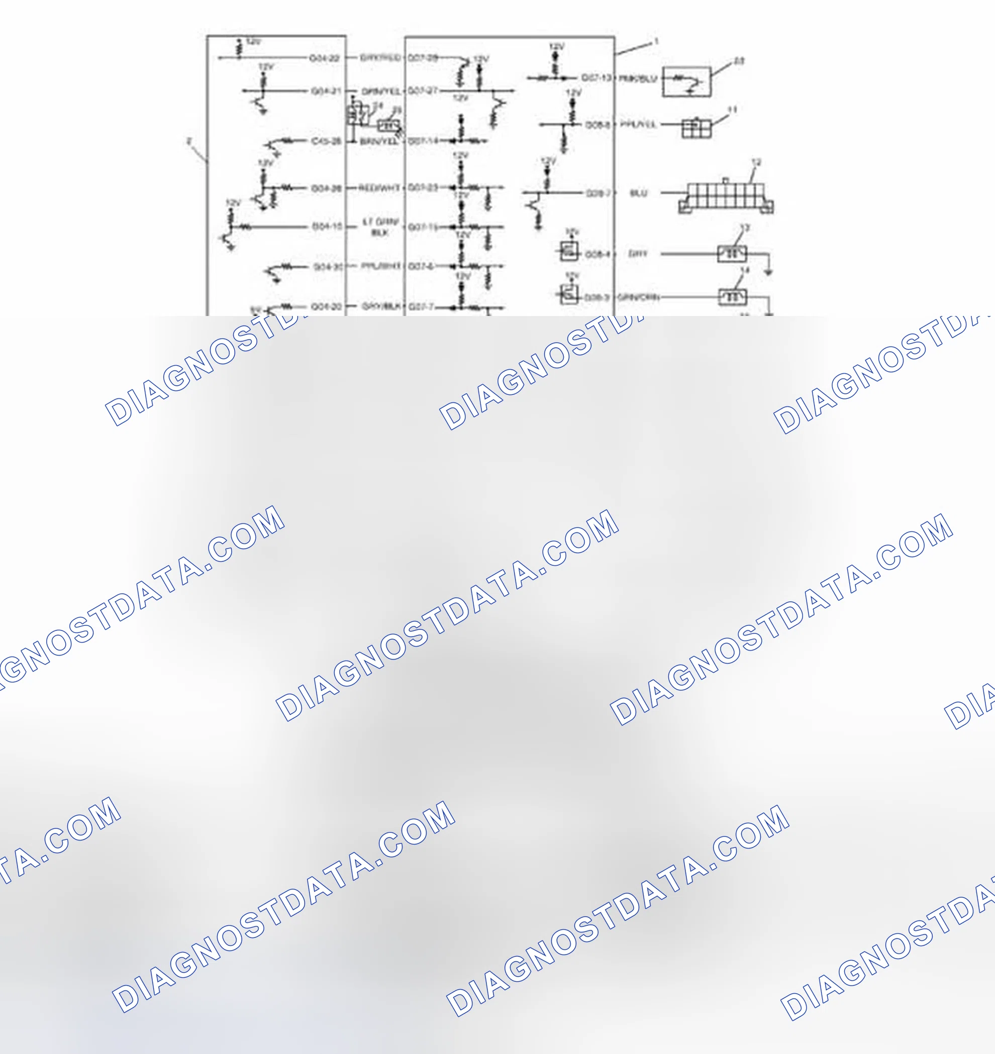 Scheme 296: Transmission Control Module (TCM) Wiring Diagram