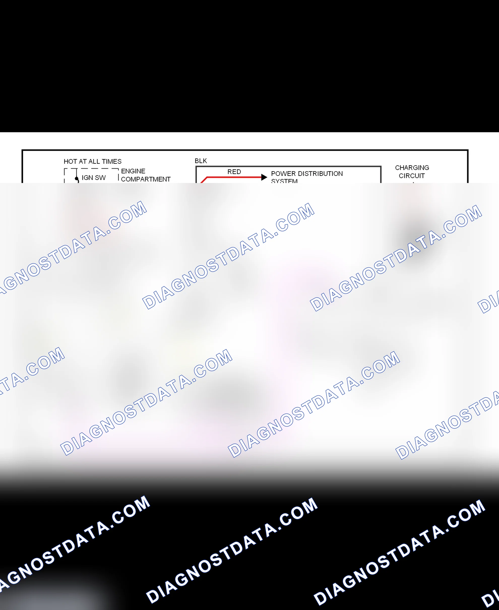 Fig. 14: Starting System Wiring Diagram (Achieva, Grand Am & Skylark)