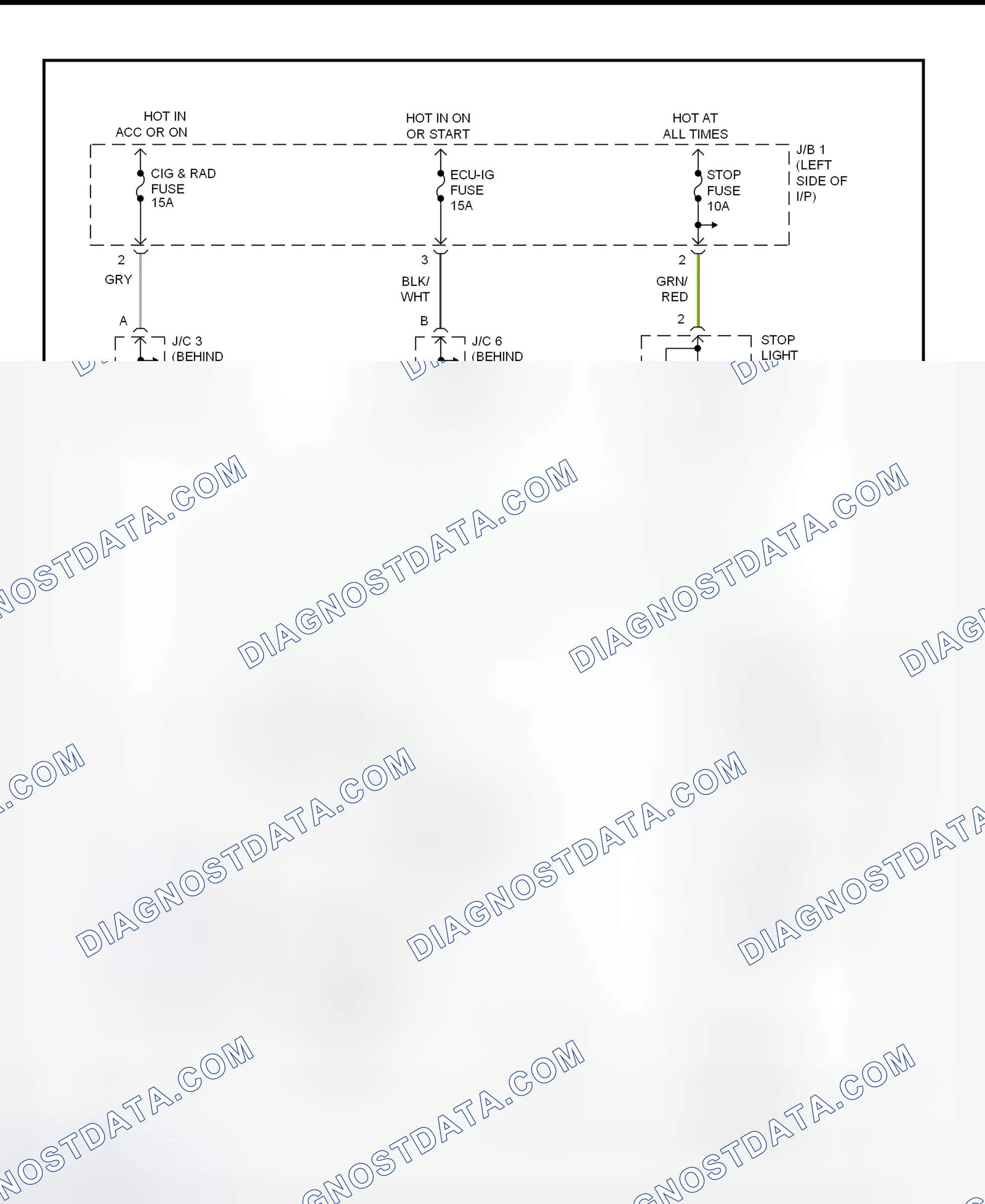Scheme 8: Shift Interlock System Wiring Diagram (1996 LX450)