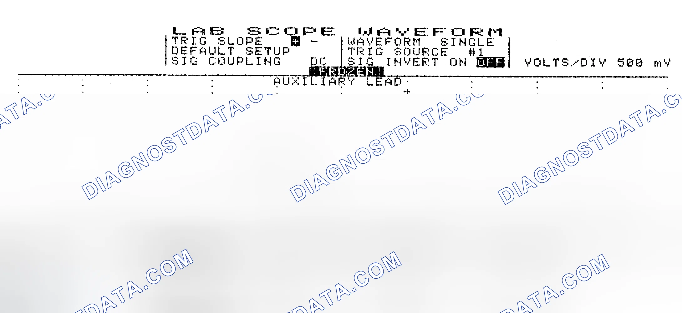 Scheme 10: Single Injector w/Excessive Current Flow - Current Pattern