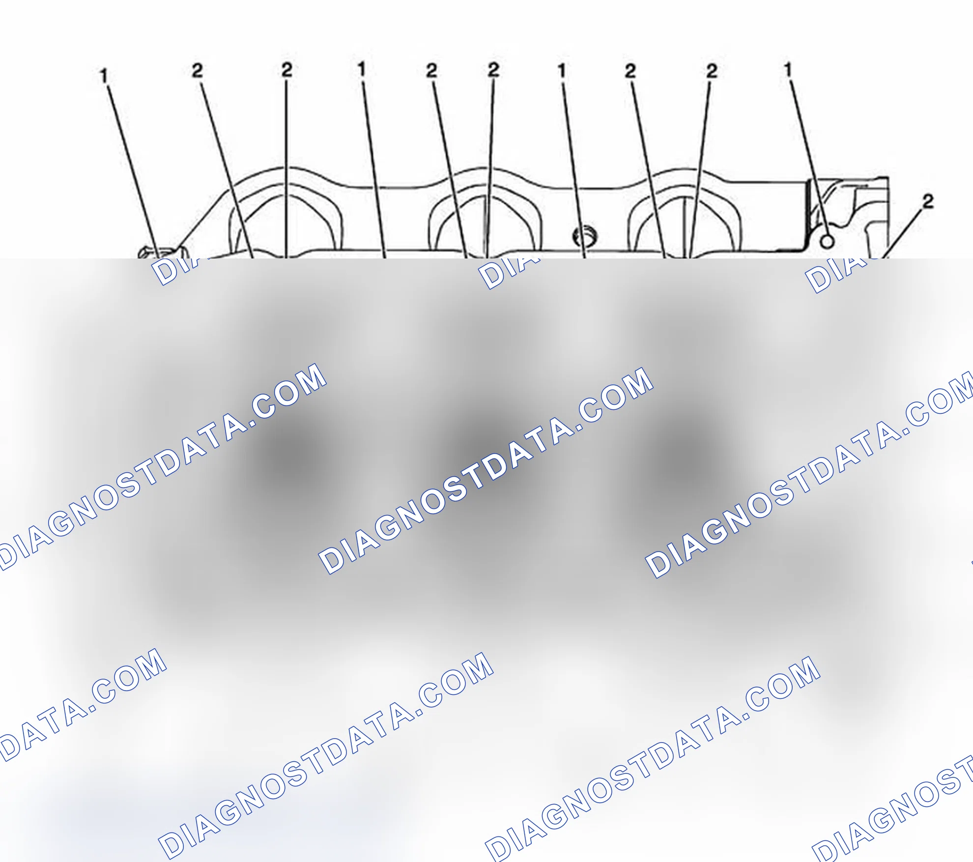 Scheme 74: Right Cylinder Head Camshaft Cover Face
