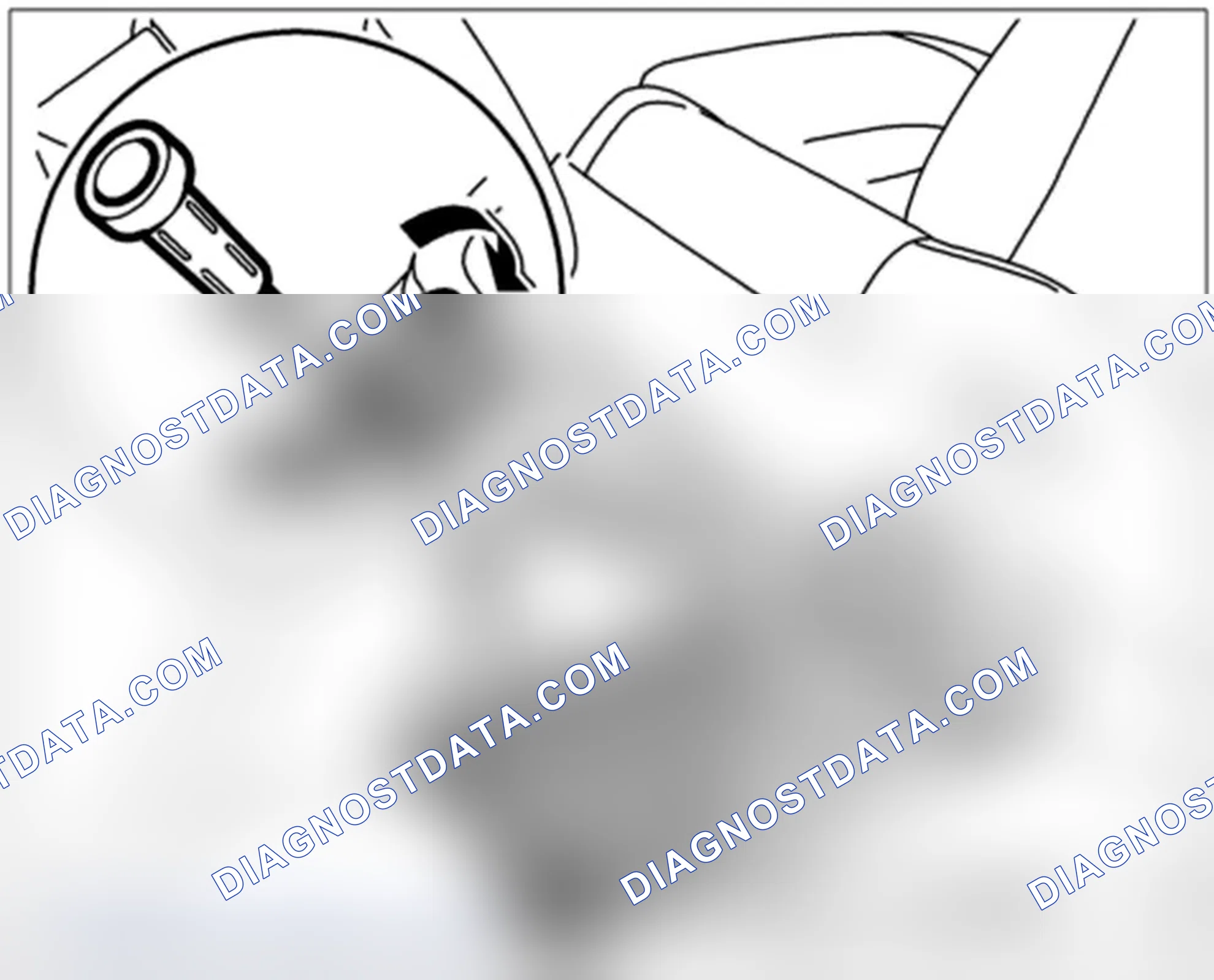Scheme 28: Checking battery vent hose under the driver's seat