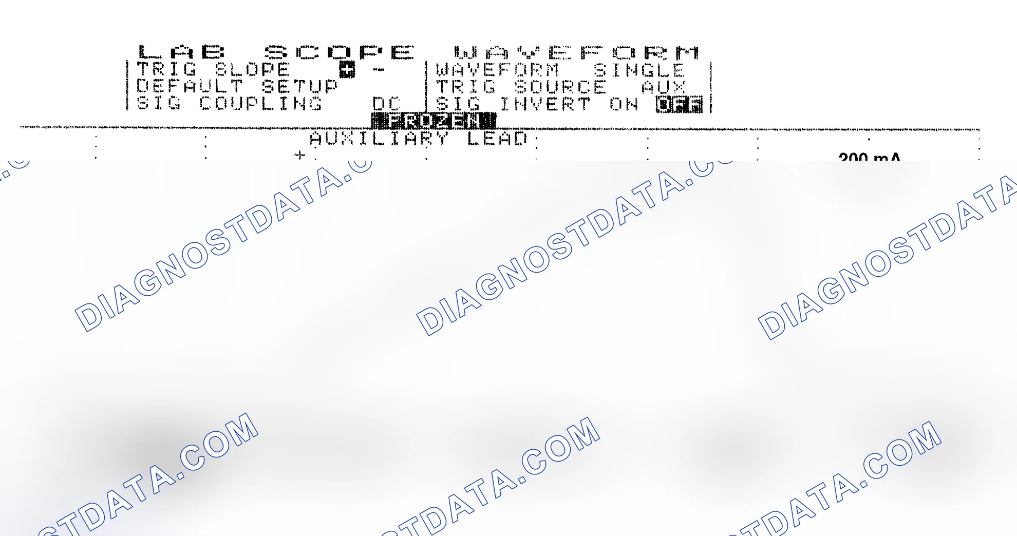 Scheme 13: Single Injector w/Normal Current Flow - Current Pattern