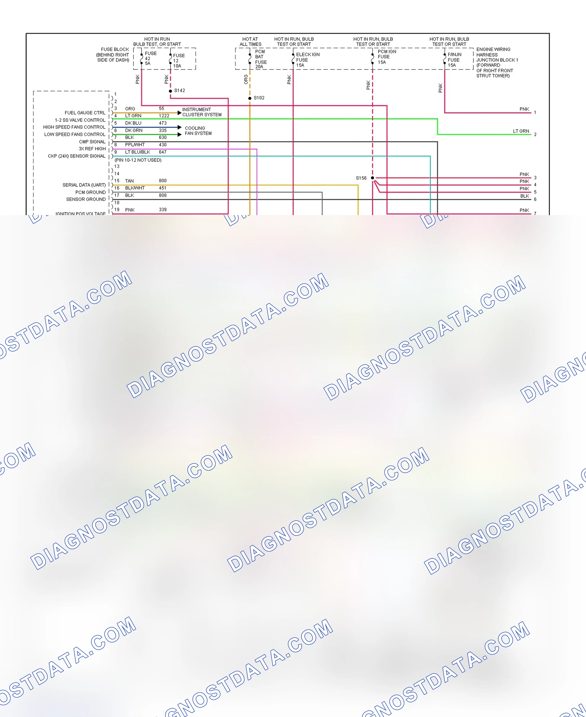 Scheme 130: PCM Wiring Diagram (Lumina & Monte Carlo - 3.1L - 1 Of 4)