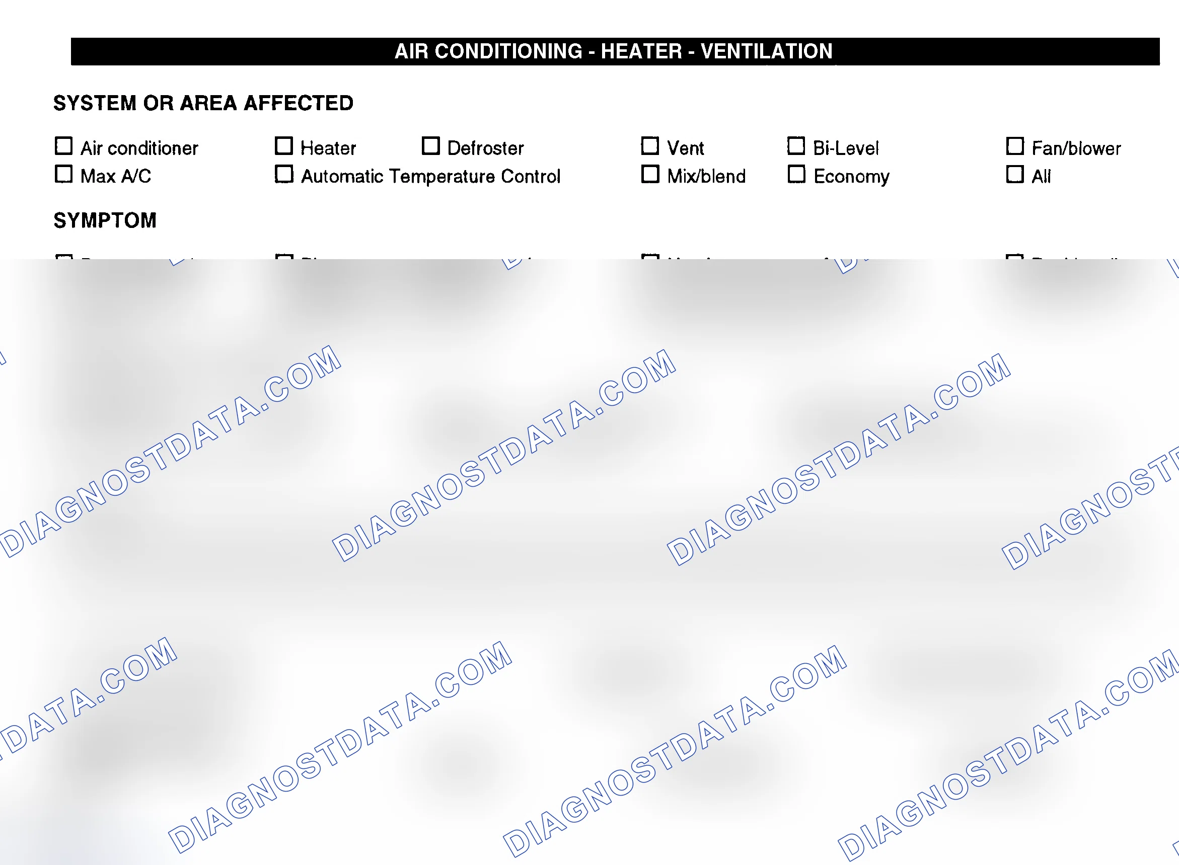Scheme 8: Air Conditioning, Heater & Ventilation