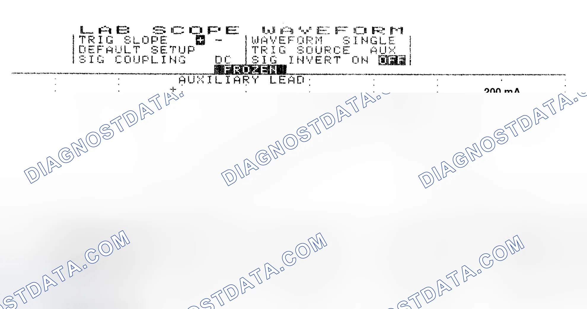 Scheme 13: Single Injector w/Normal Current Flow - Current Pattern