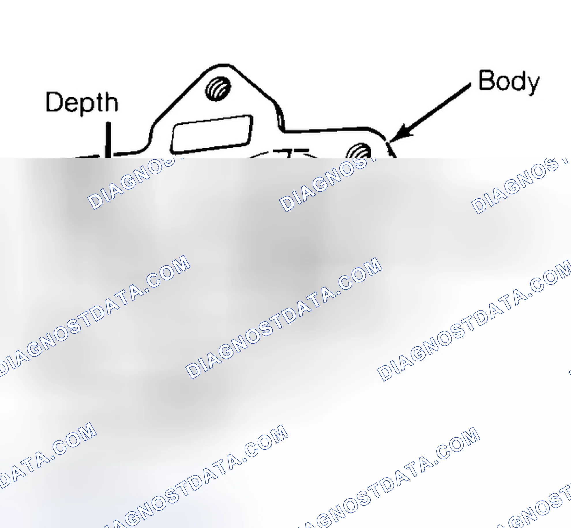 Scheme 35: Measuring Oil Pump Gear Cavity