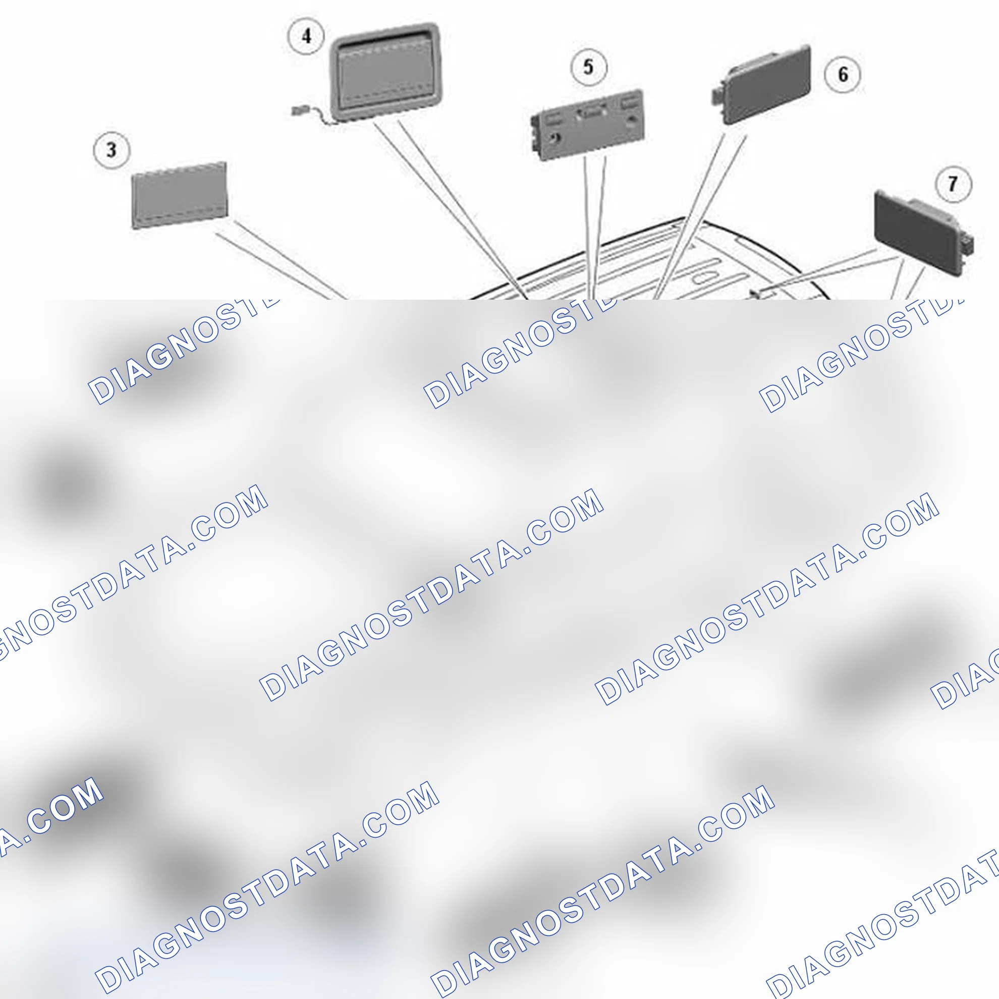 Scheme 1: INTERIOR LIGHTING COMPONENT LOCATION