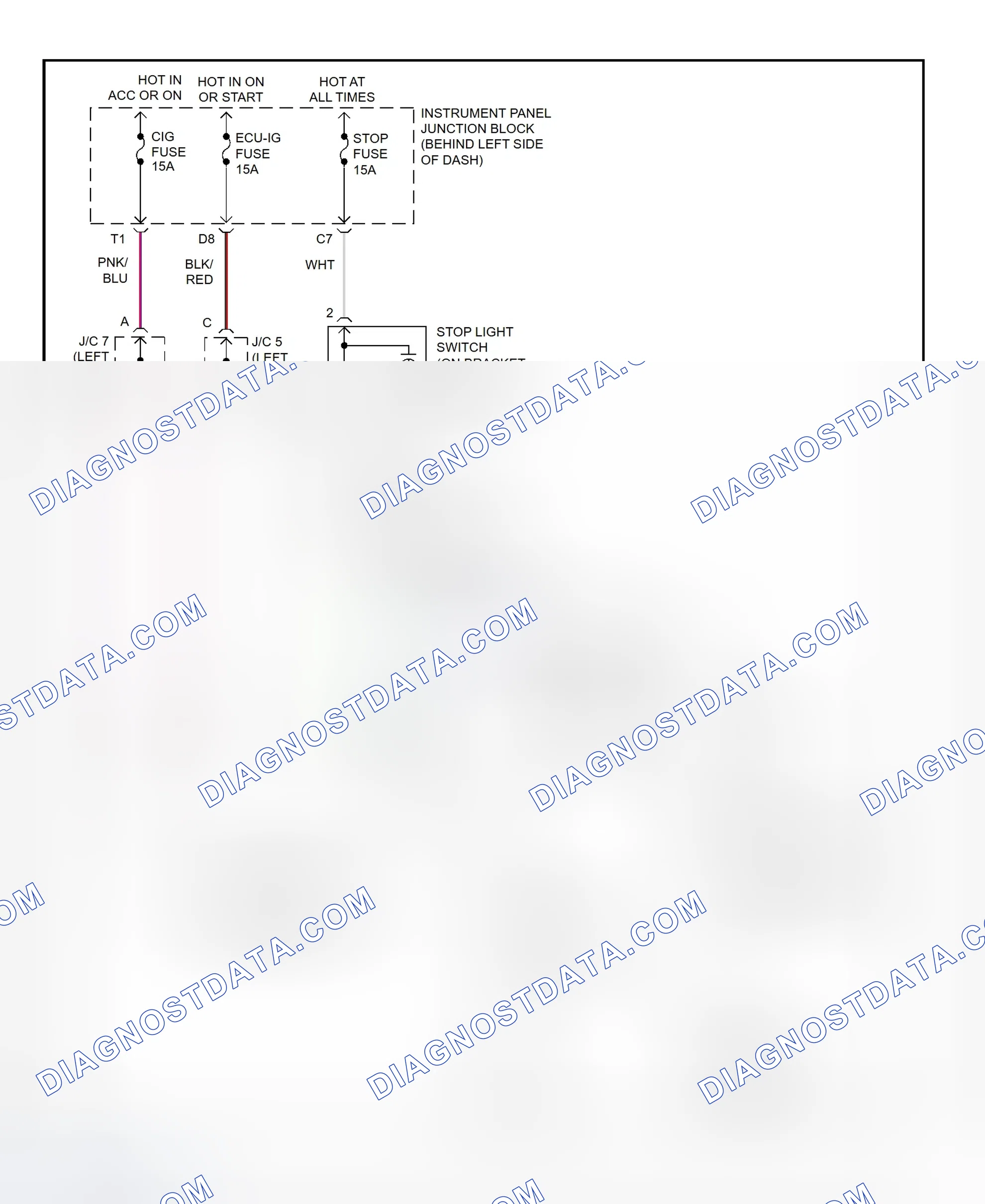 Scheme 266: Shift Interlock System Wiring Diagram (2001 - Lexus ES300)