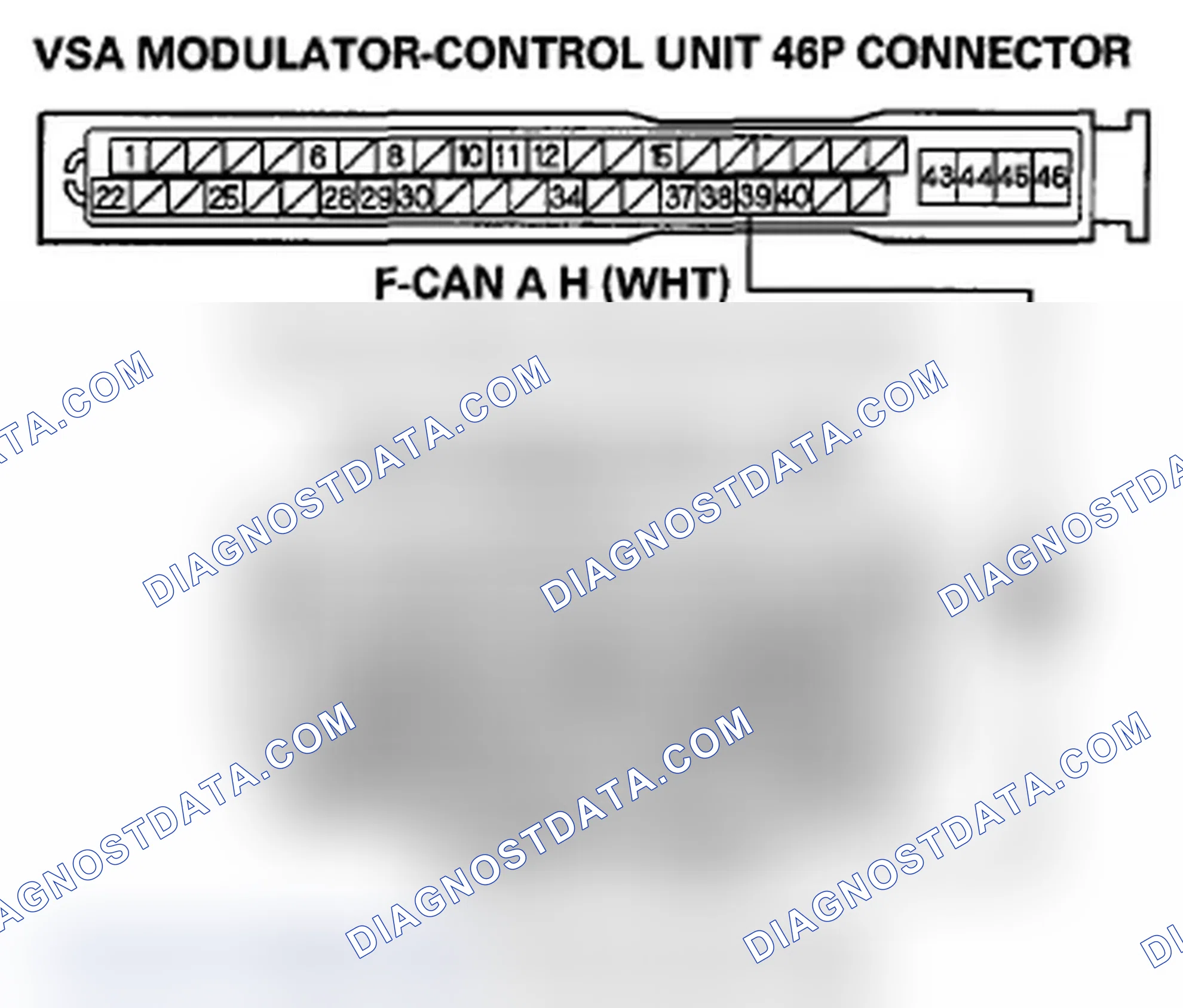 Scheme 132: DTC U0122: F-CAN A Malfunction (PCM-VSA Modulator-Control Unit)