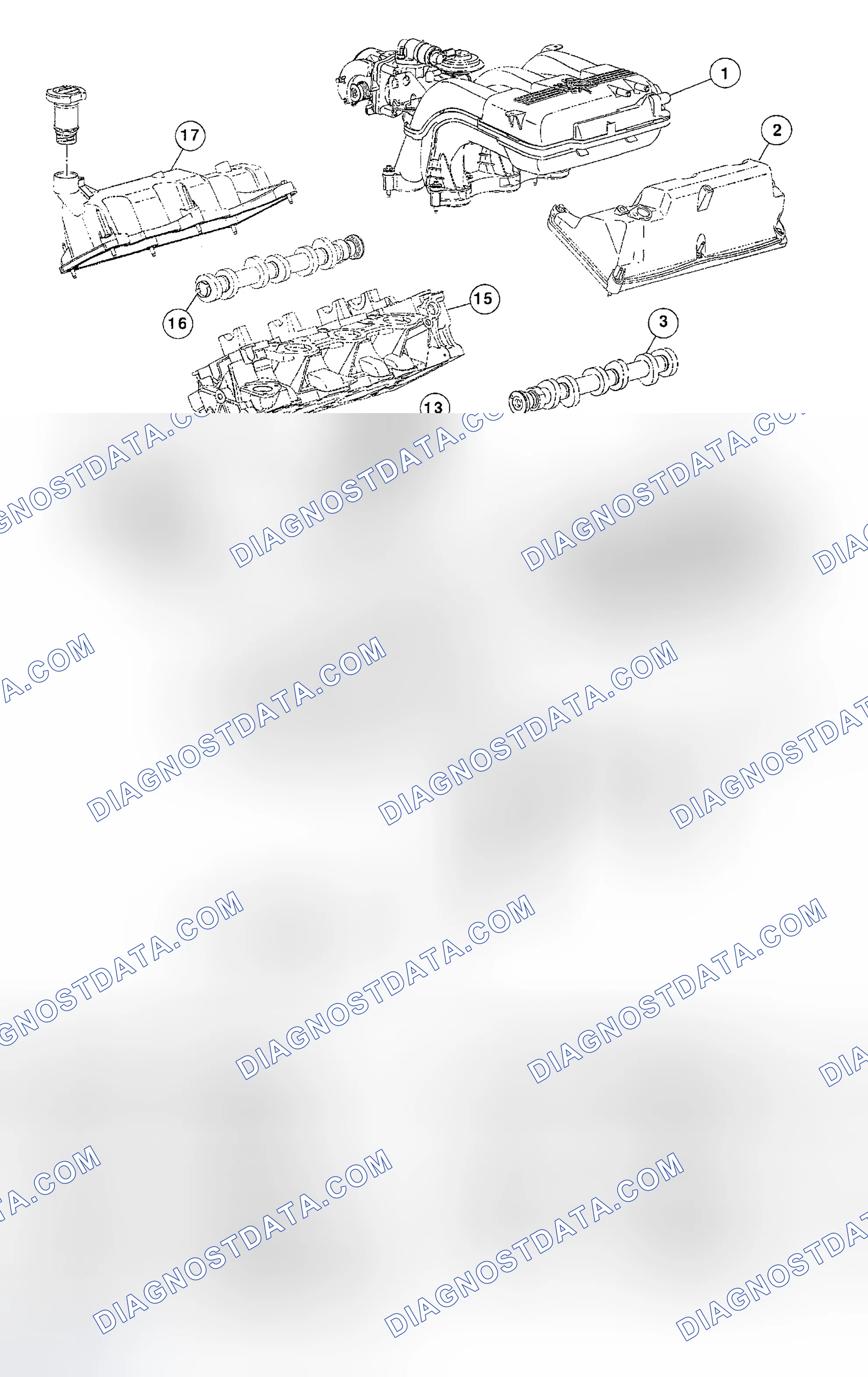 Scheme 90: Upper End-4.0L SOHC Engine