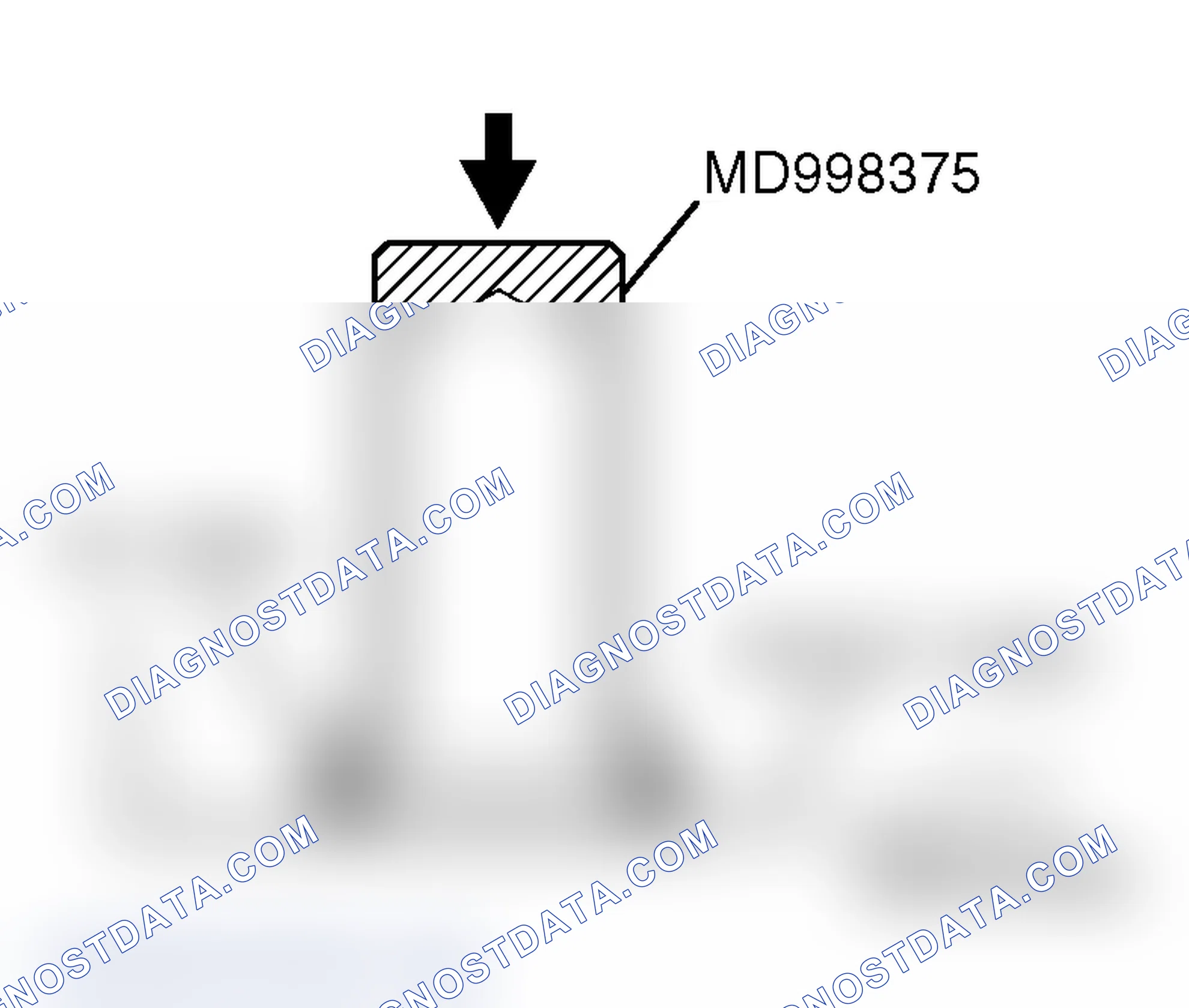 Scheme 492: >>F<< CRANKSHAFT FRONT OIL SEAL INSTALLATION
