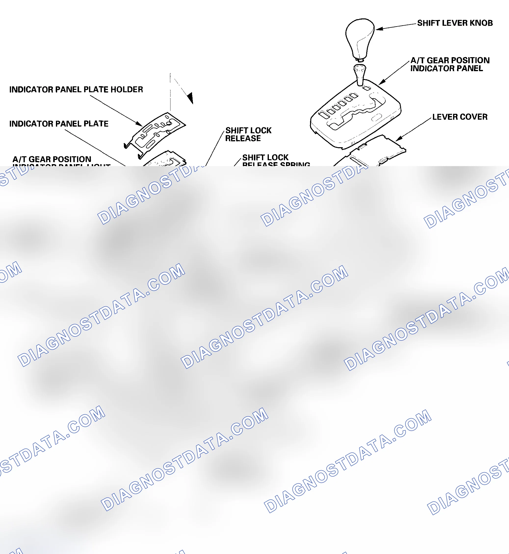 Scheme 338: Shift Lever Disassembly/Reassembly