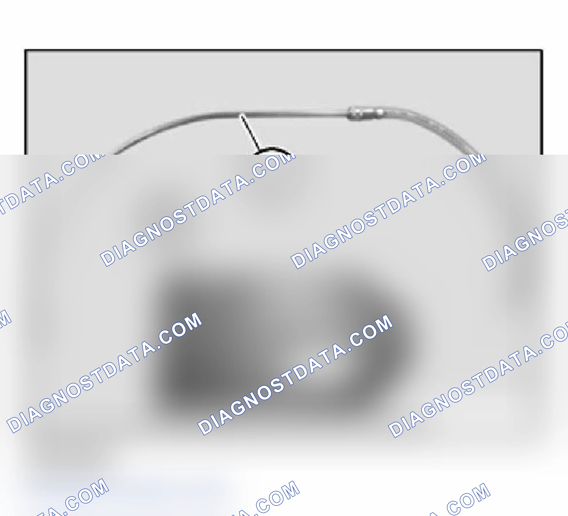 Scheme 260: 64 1 492 Guide for spray lance (LHD vehicles)