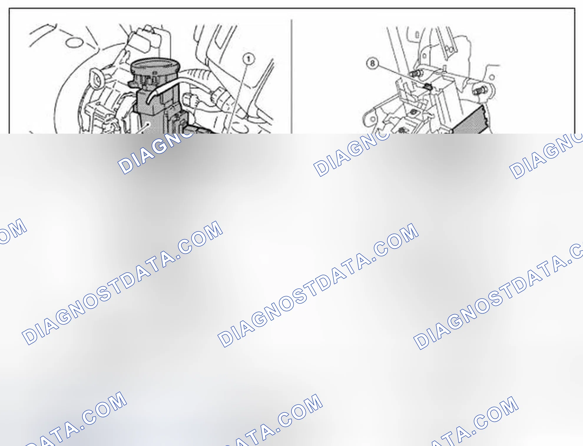 Fig. 119: Identifying Shift Lock System Electrical Parts Location
