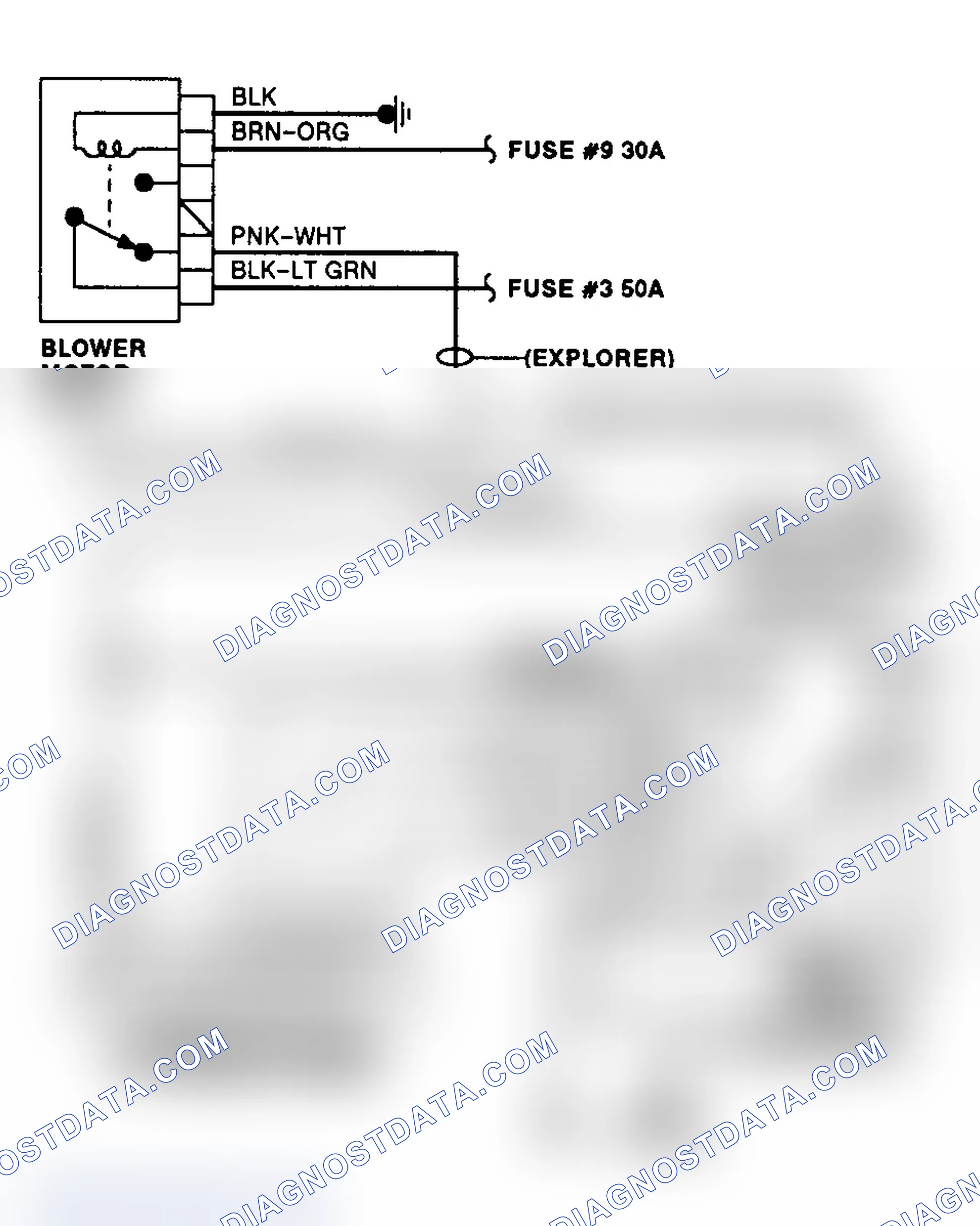 Fig. 3: Heater System Wiring Diagram (Explorer & Ranger)