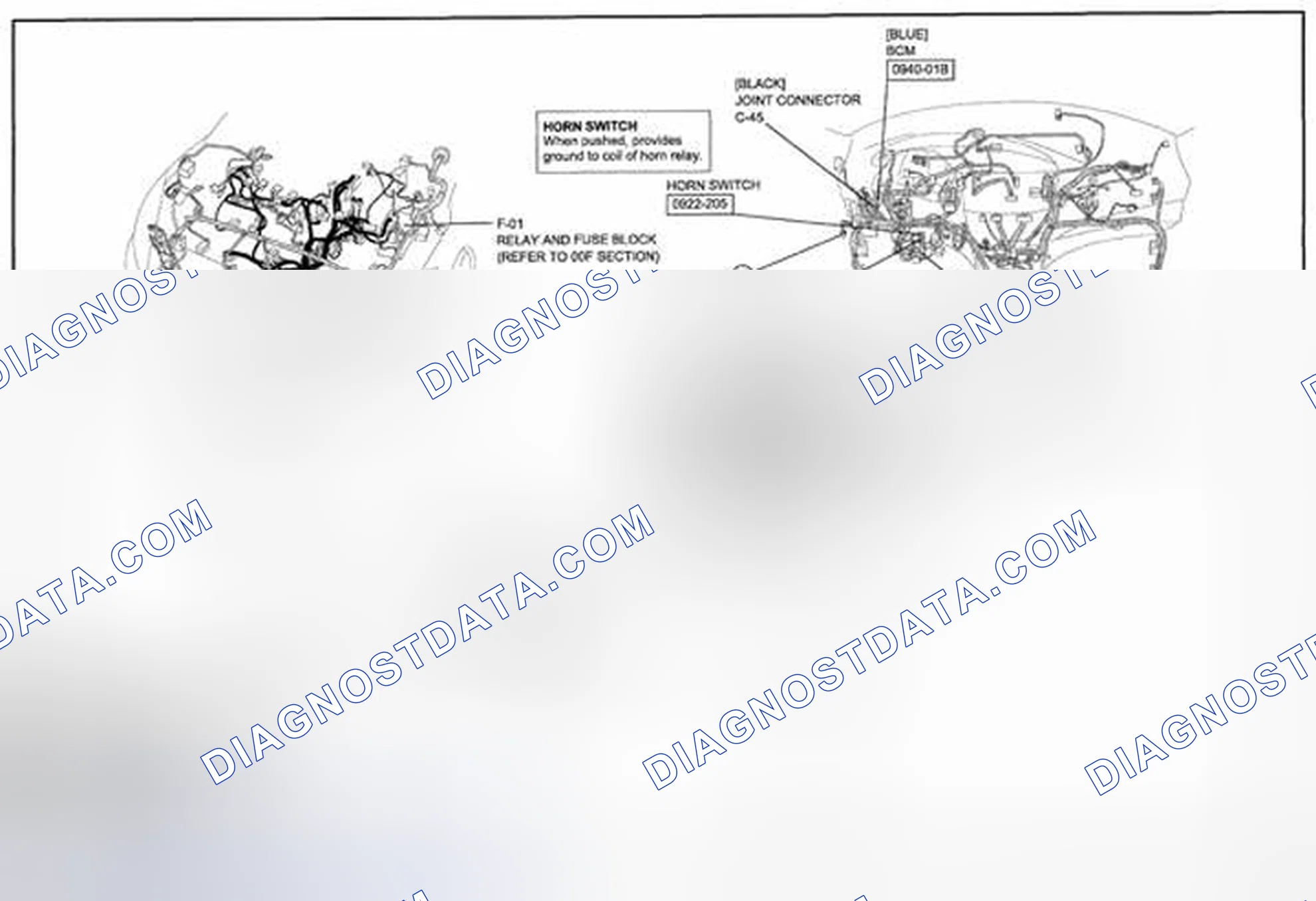 Scheme 398: Horn Wiring Diagram - 0922-2 (2 Of 2)