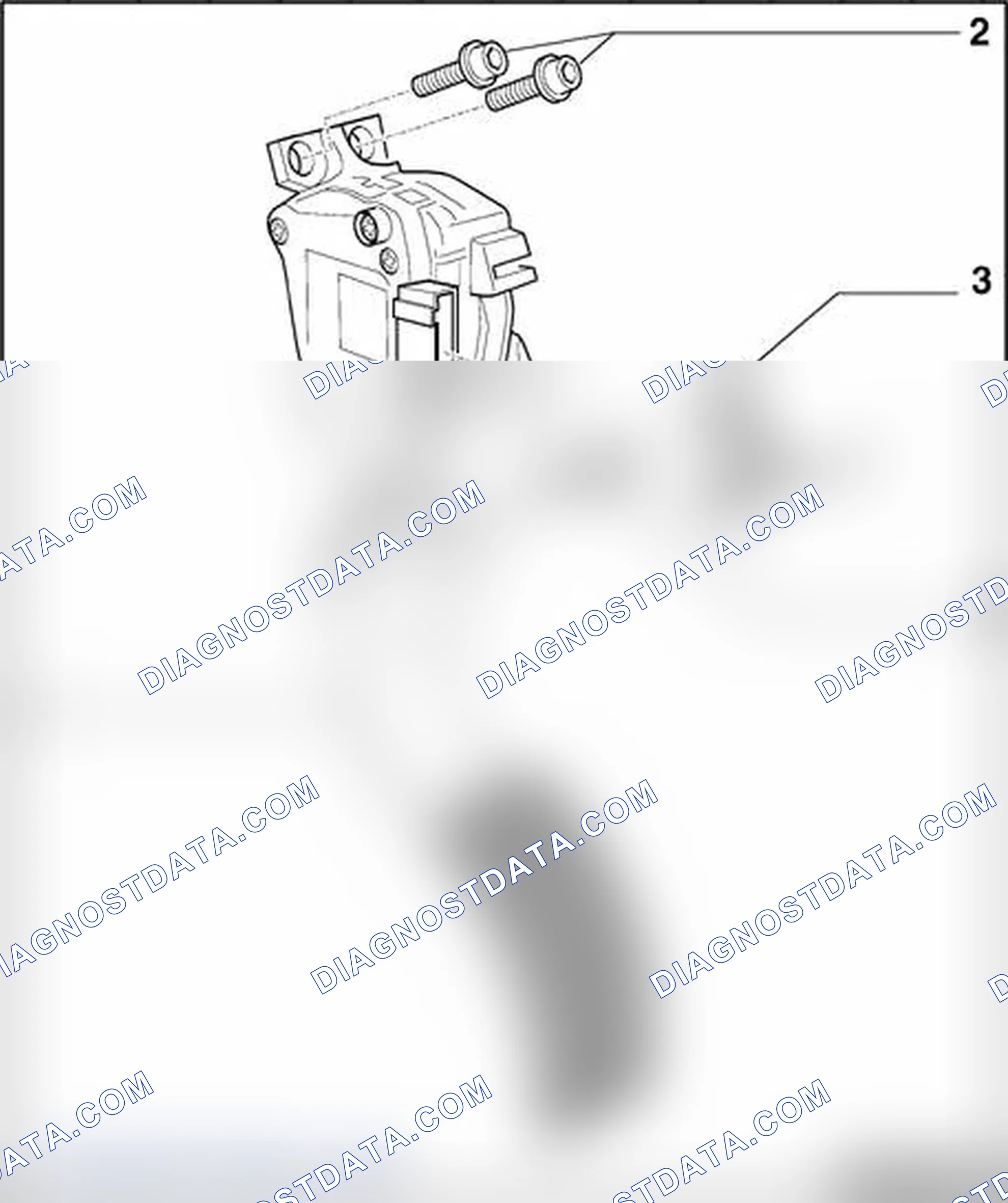 Scheme 356: Accelerator pedal module, assembly overview