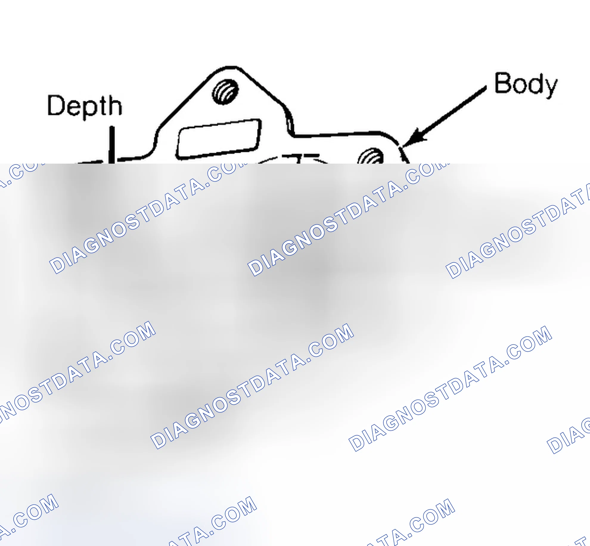 Scheme 35: Measuring Oil Pump Gear Cavity