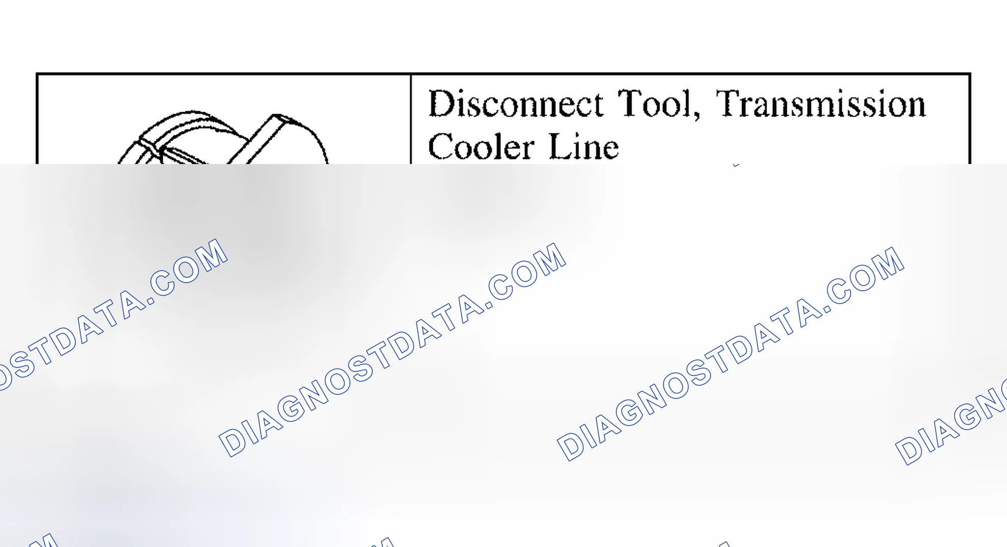 Scheme 786: Special Tool(s)