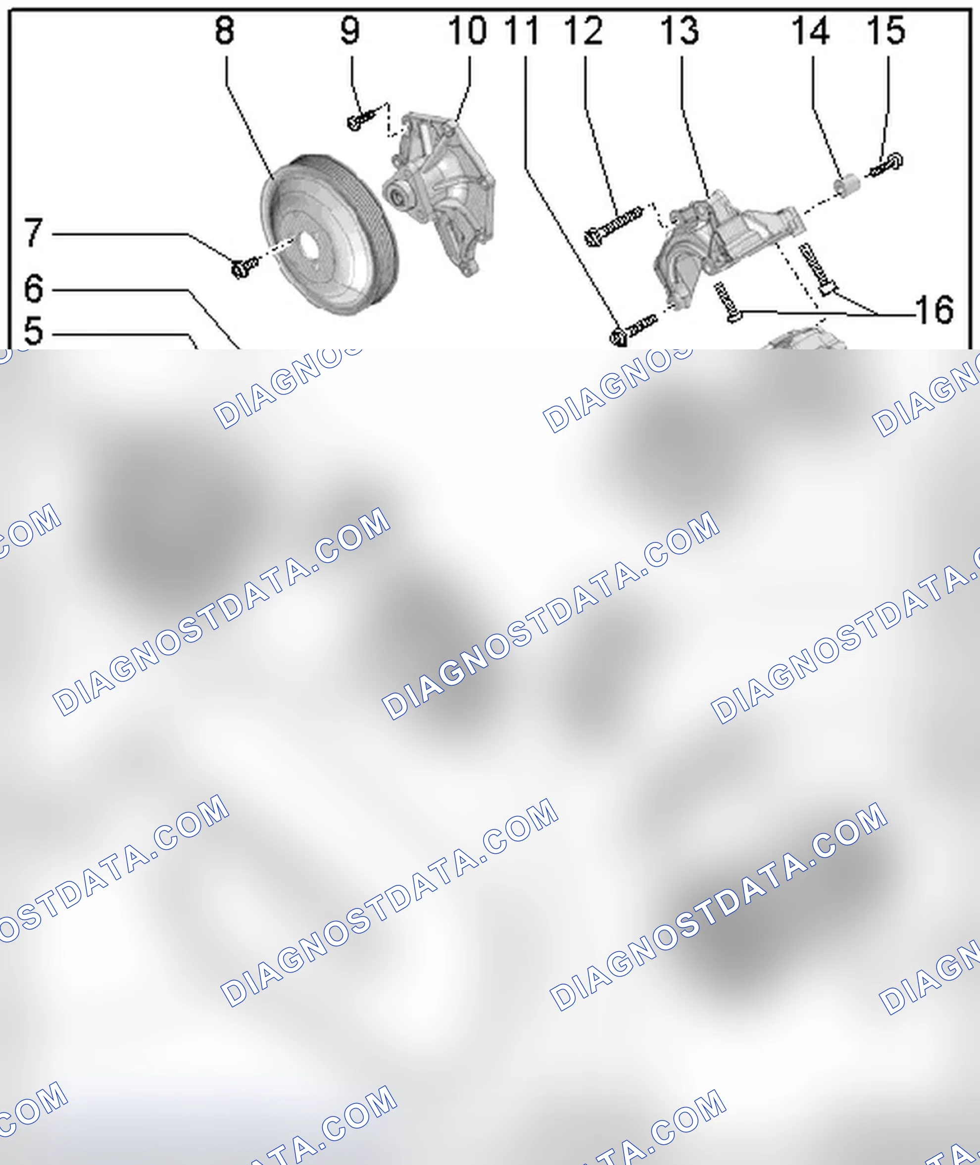 Scheme 1: RIBBED BELT ASSEMBLY OVERVIEW