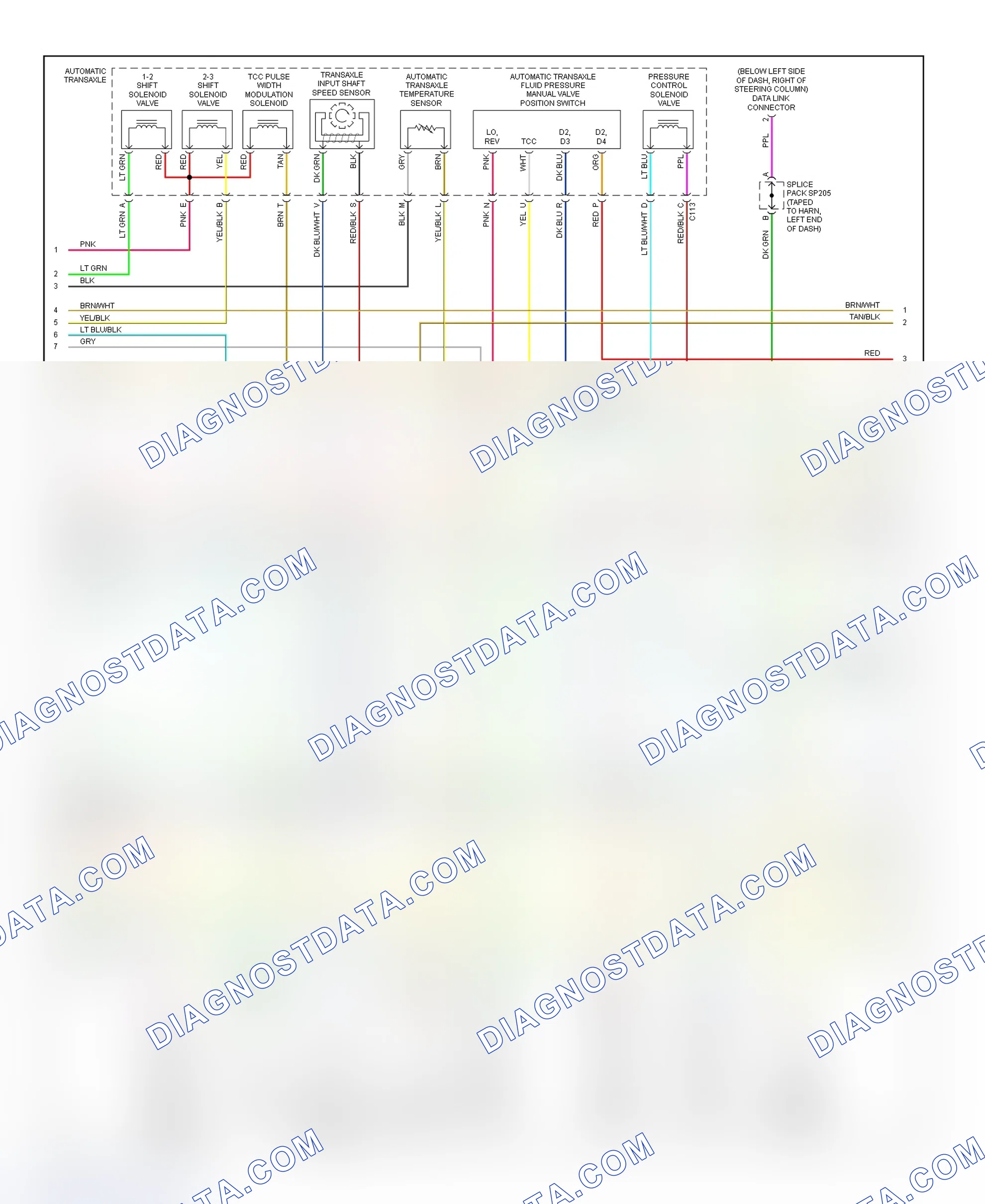 Scheme 168: PCM Wiring Diagram (Impala & Monte Carlo - 3.4L - 2 Of 4)