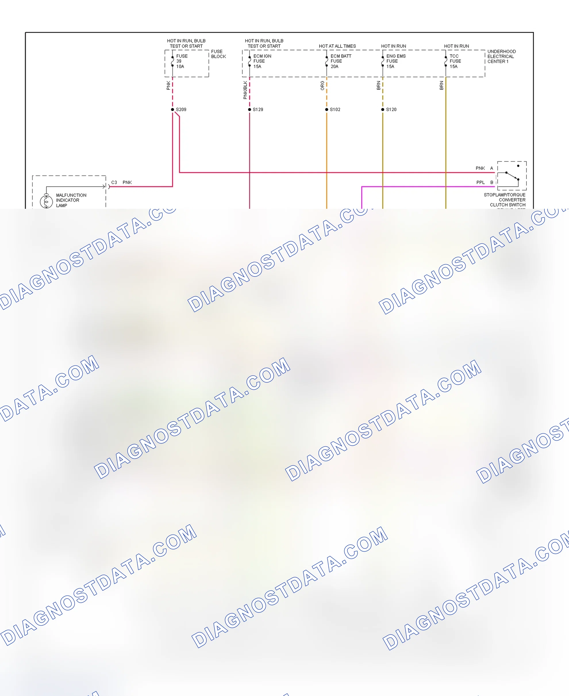 Scheme 188: 1995 "W" Body - 3.8L (Regal) Schematic