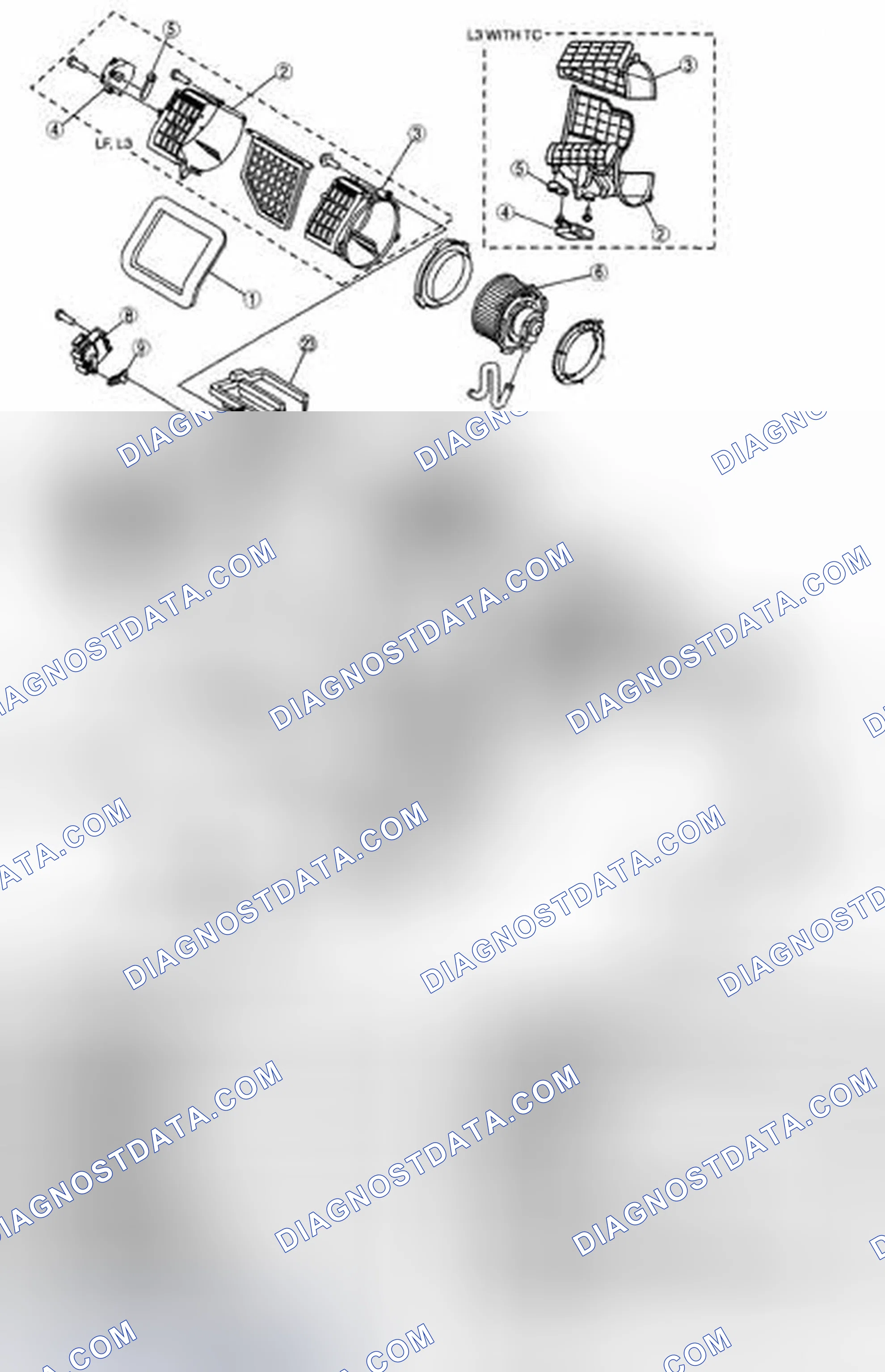 Scheme 118: A/C UNIT DISASSEMBLY/ASSEMBLY [FULL-AUTO AIR CONDITIONER]