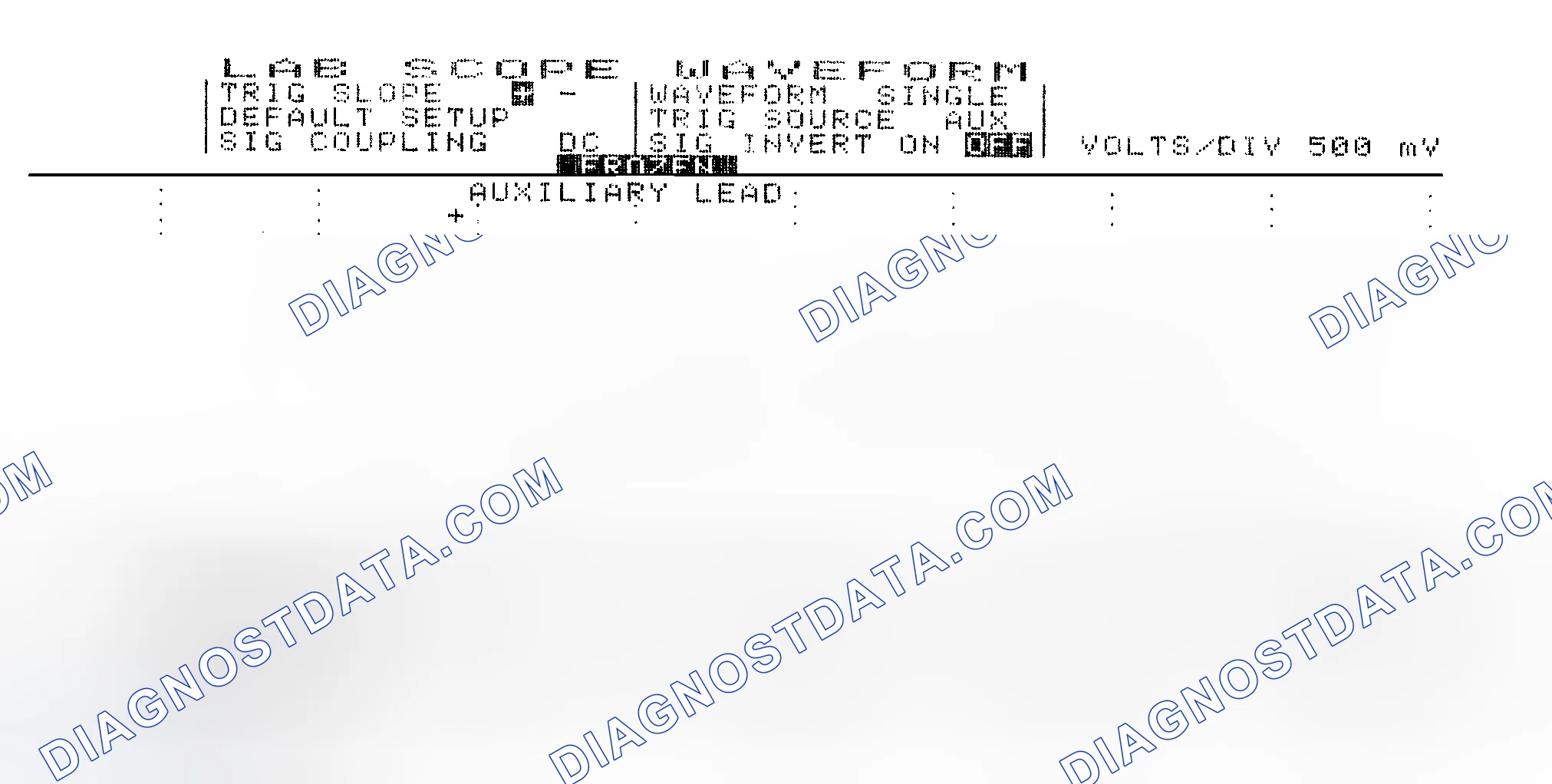 Scheme 14: Single Injector w/Excessive Current Flow - Current Pattern