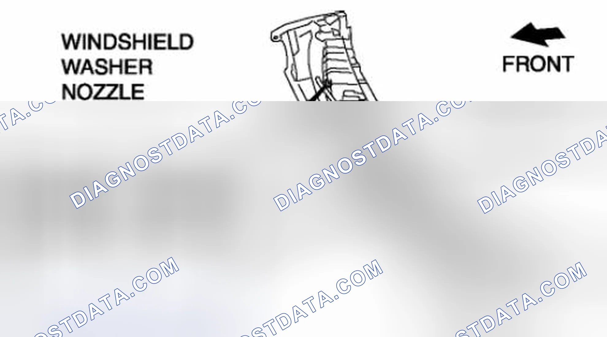 Scheme 13: WINDSHIELD WASHER NOZZLE REMOVAL/INSTALLATION