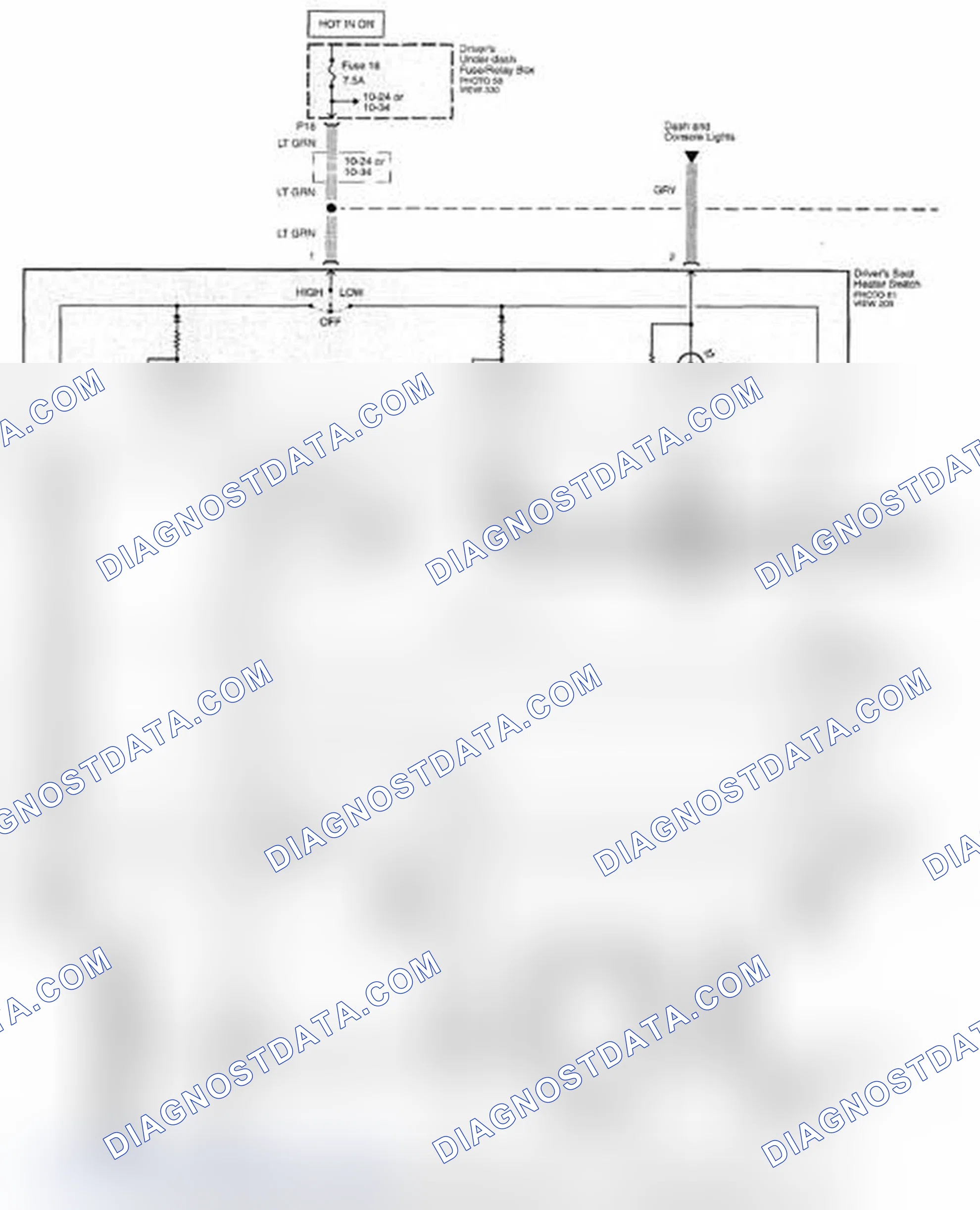 Scheme 419: Seat Heaters Circuit Diagram (Page 147)